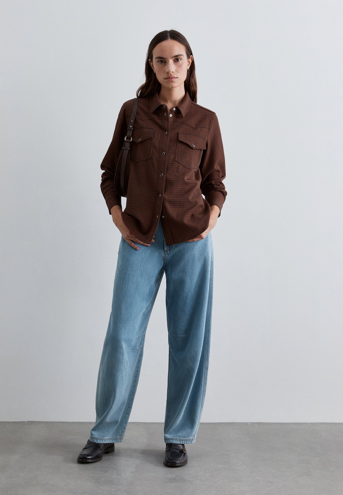 CAMISA CUADROS CON BOLSILLOS