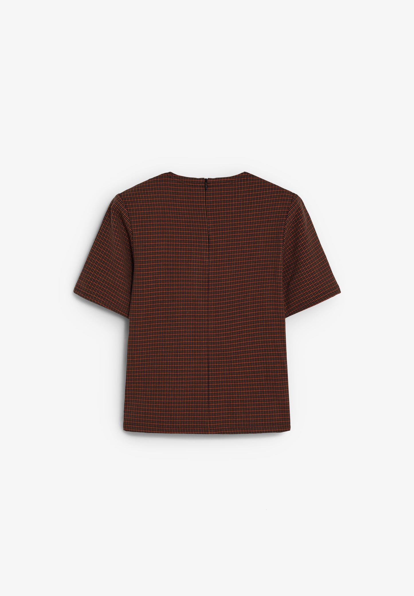 CAMISETA CUADROS DETALLE HOMBROS