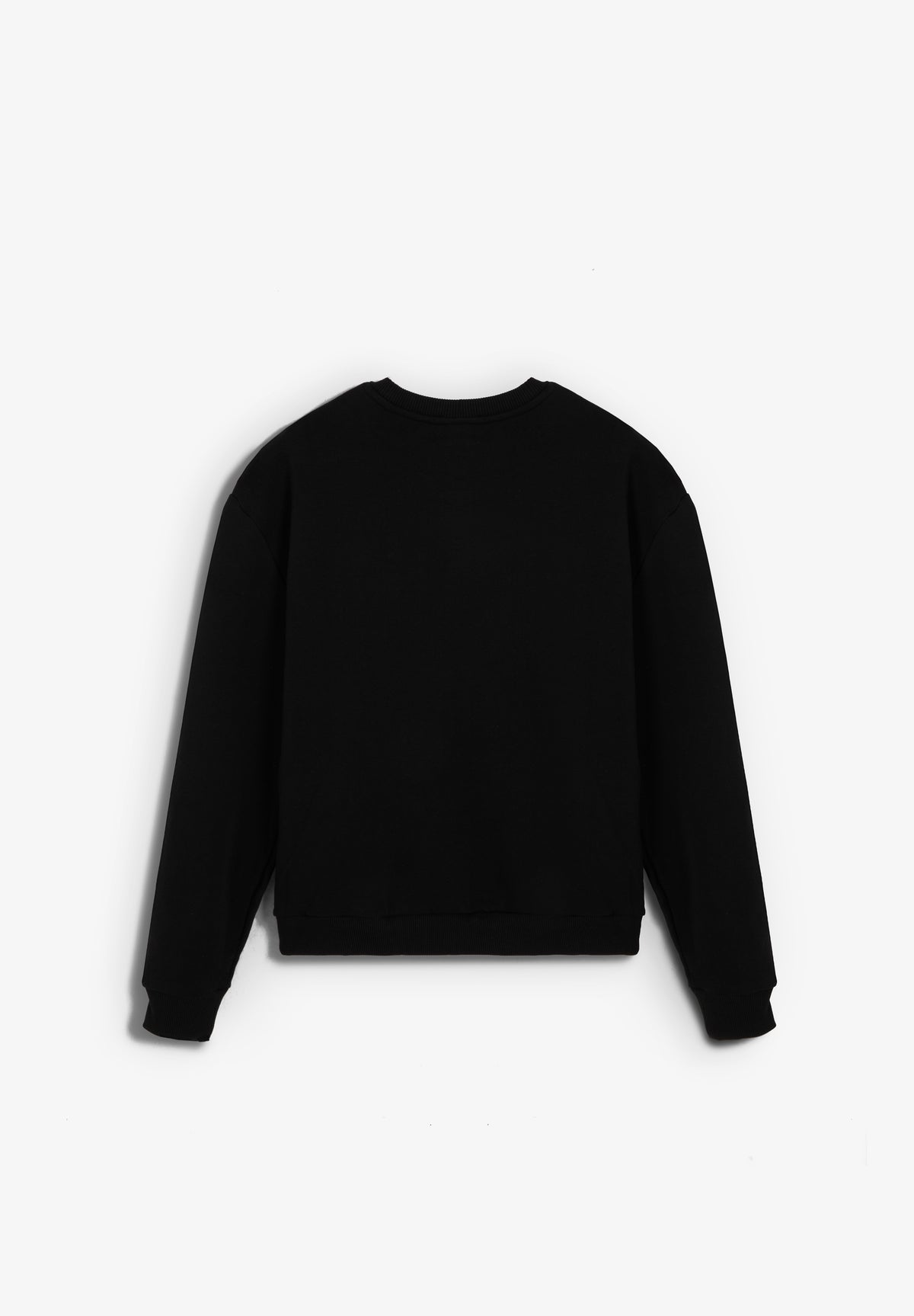 SCSHOULDER PADS EMB SWEATER