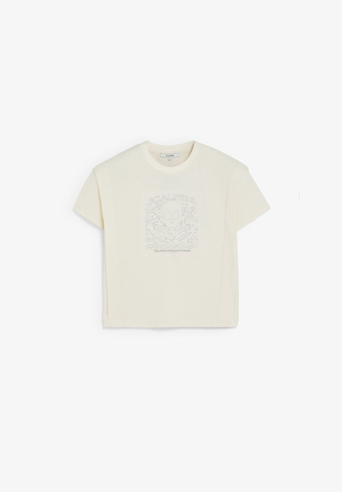 CAMISETA CALAVERA LÚREX