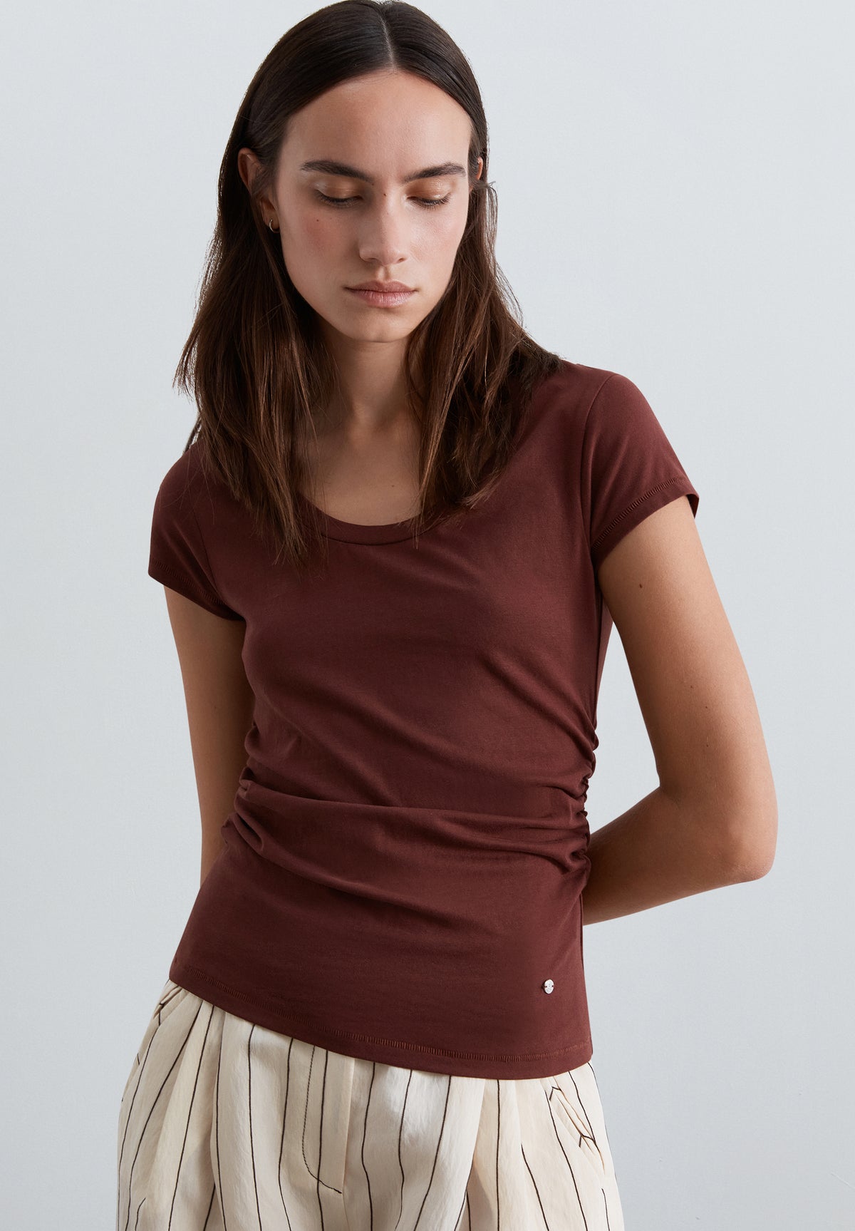 CAMISETA DRAPEADO LATERAL