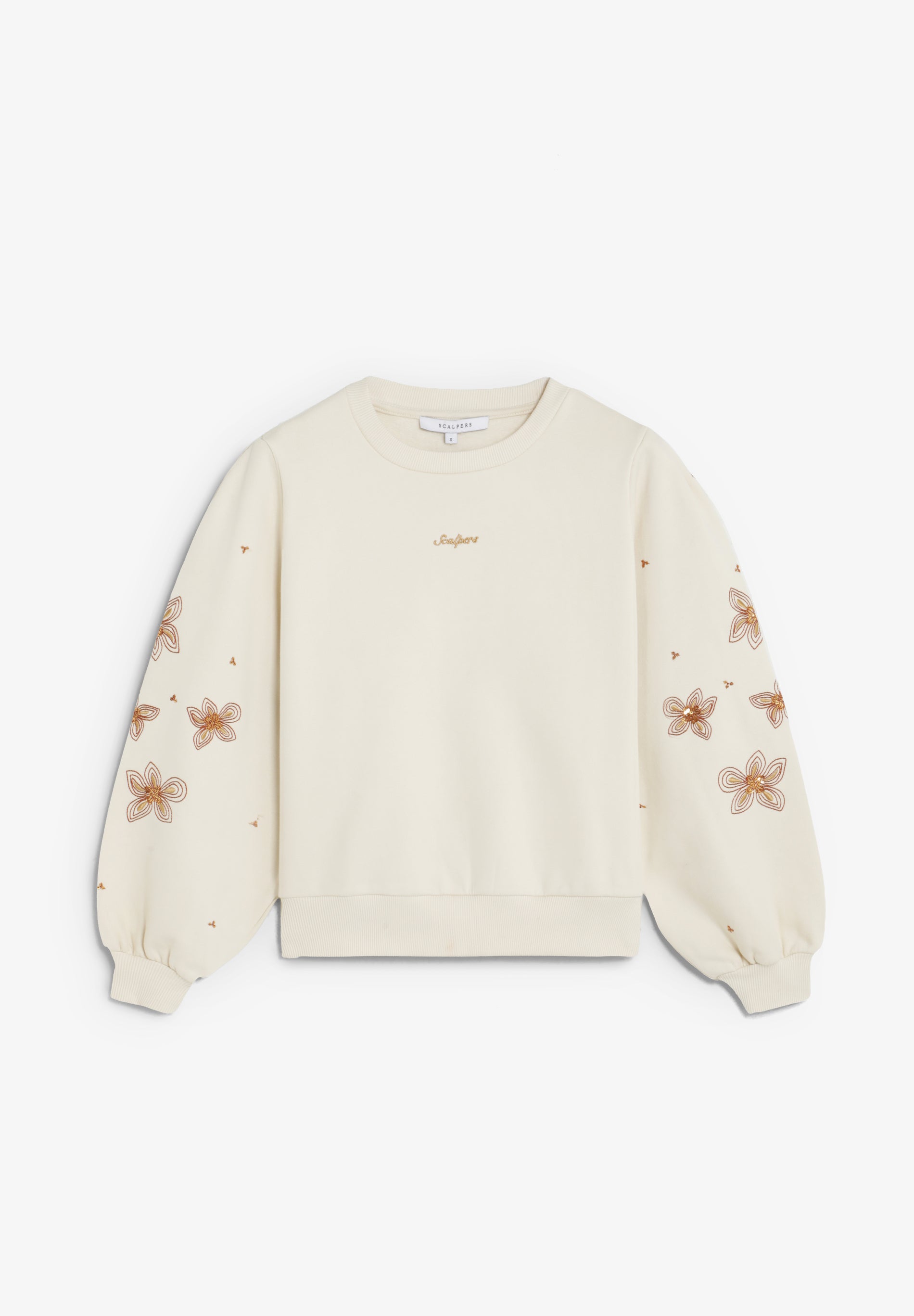 SUDADERA BORDADOS FLORALES
