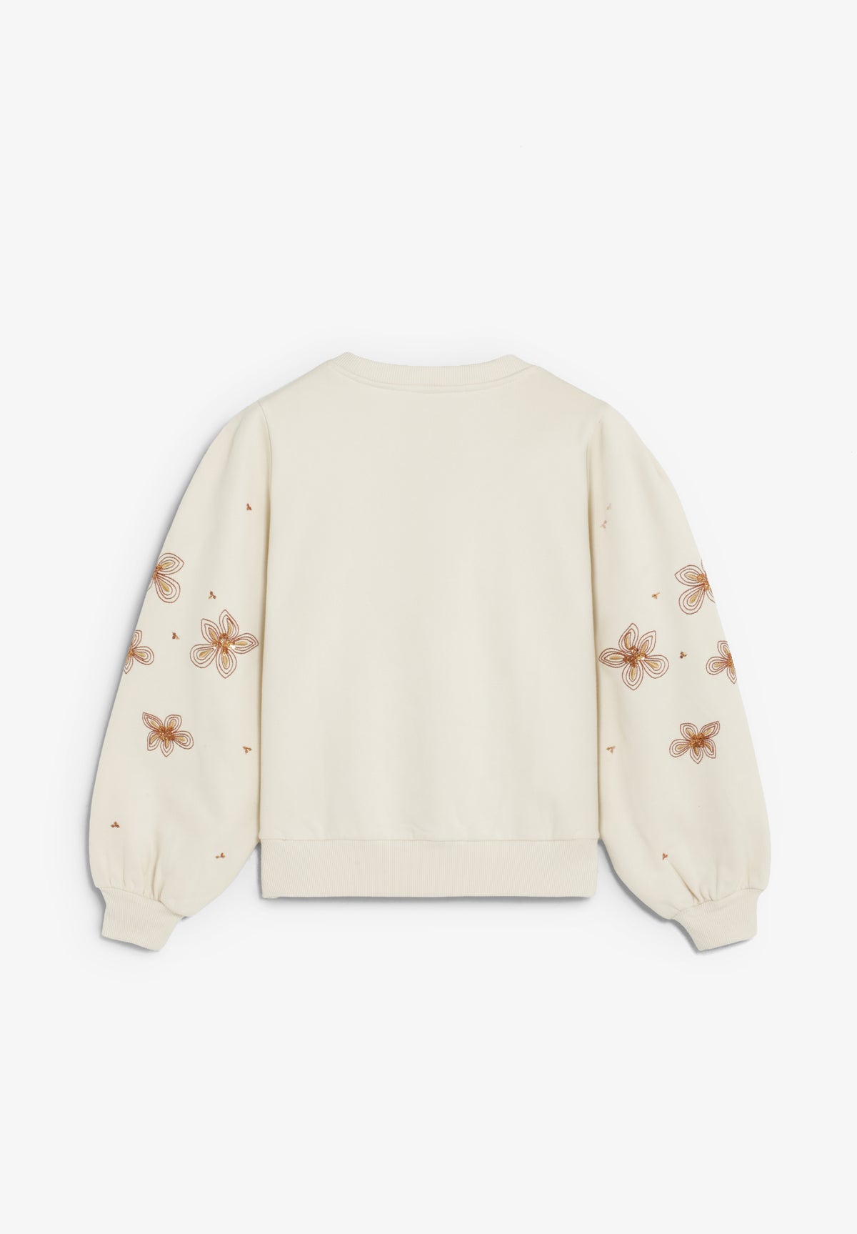 SUDADERA BORDADOS FLORALES