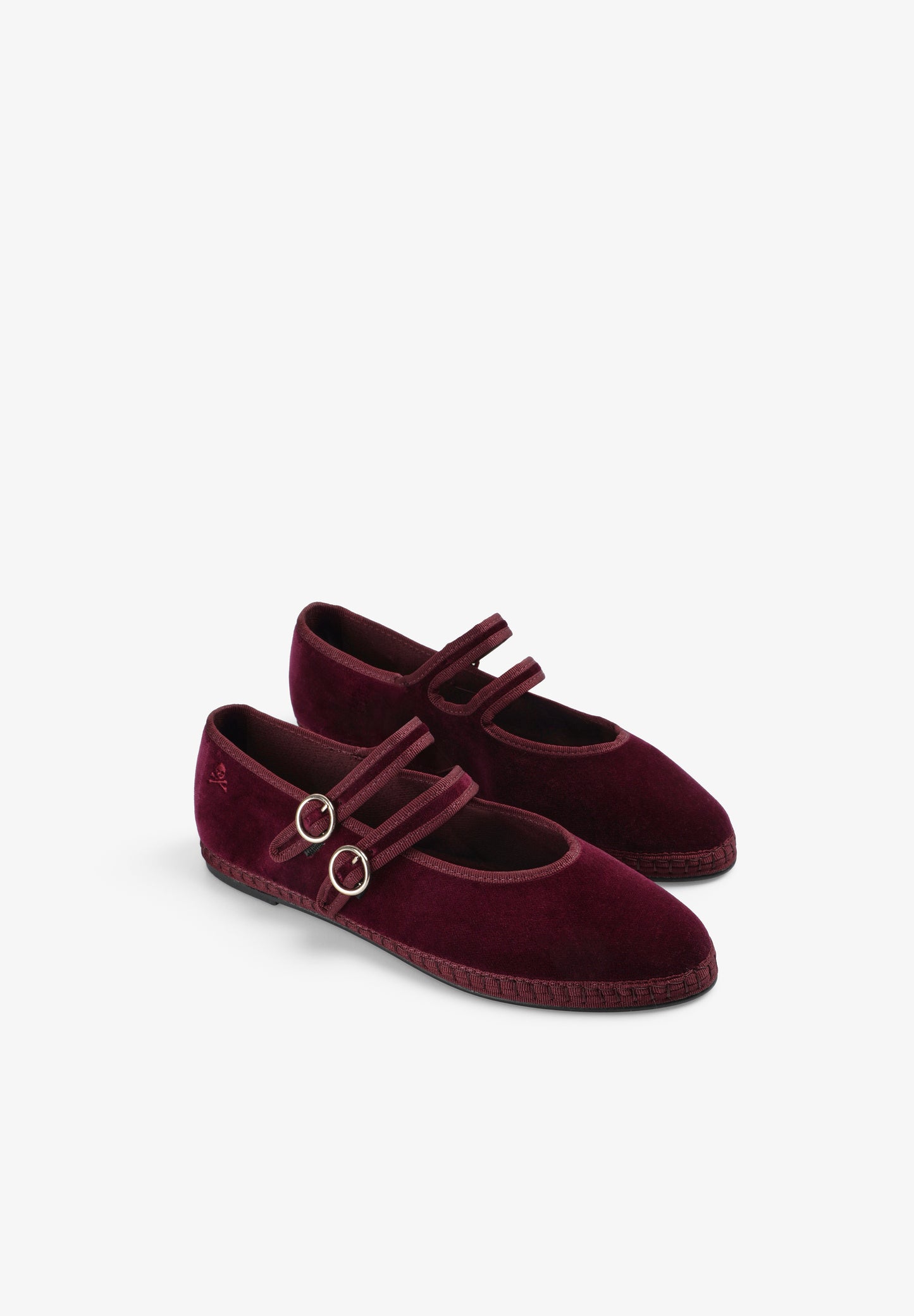 SCVELVETDOUBLESTRAP SLIPPER