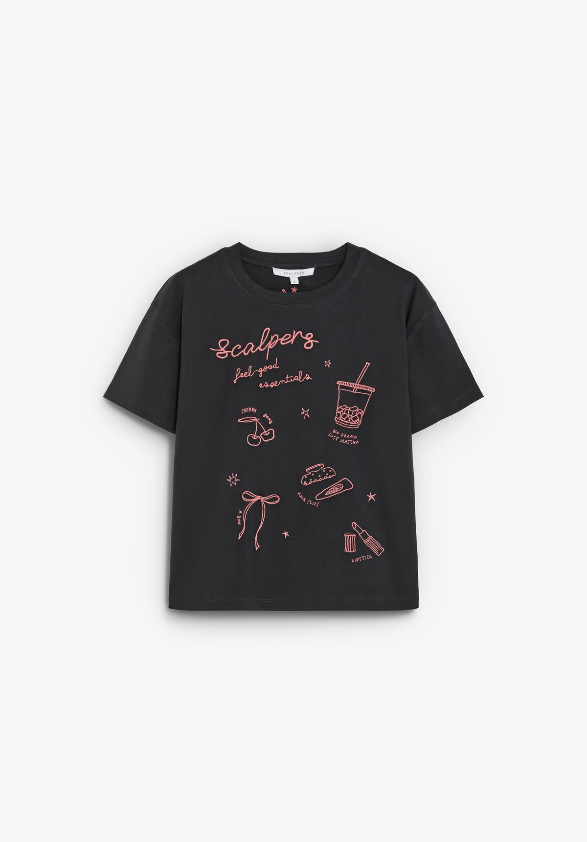 CAMISETA MOTIVOS BORDADOS