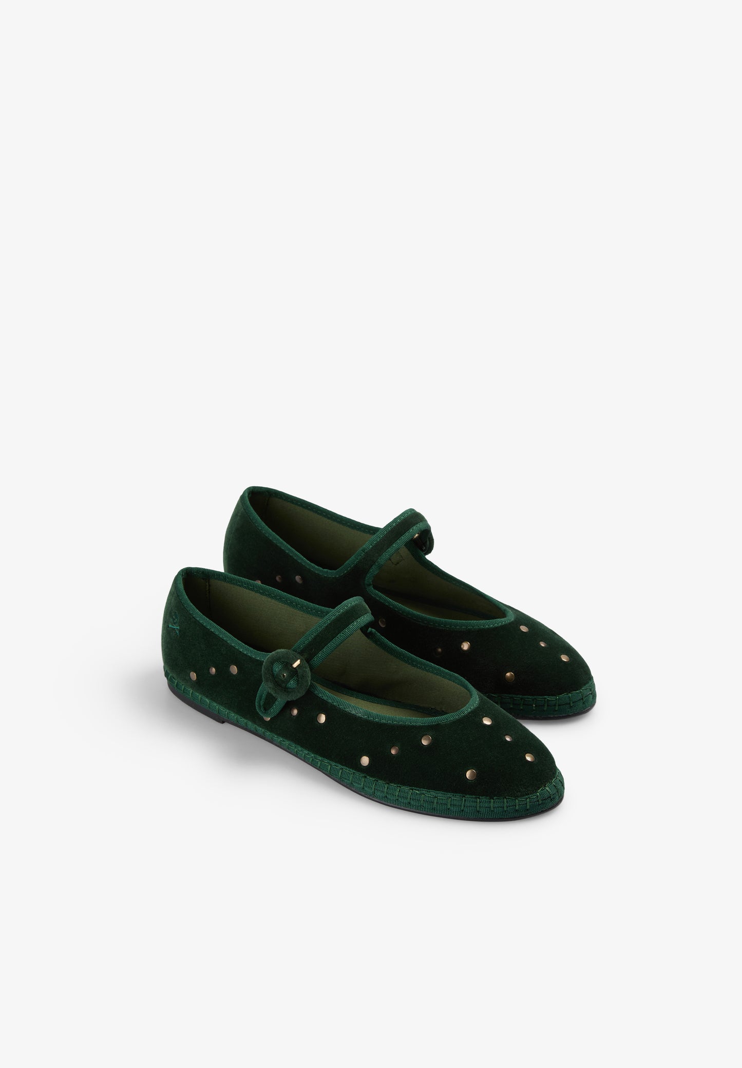 SCVELVETSTUDSSTRAP SLIPPER