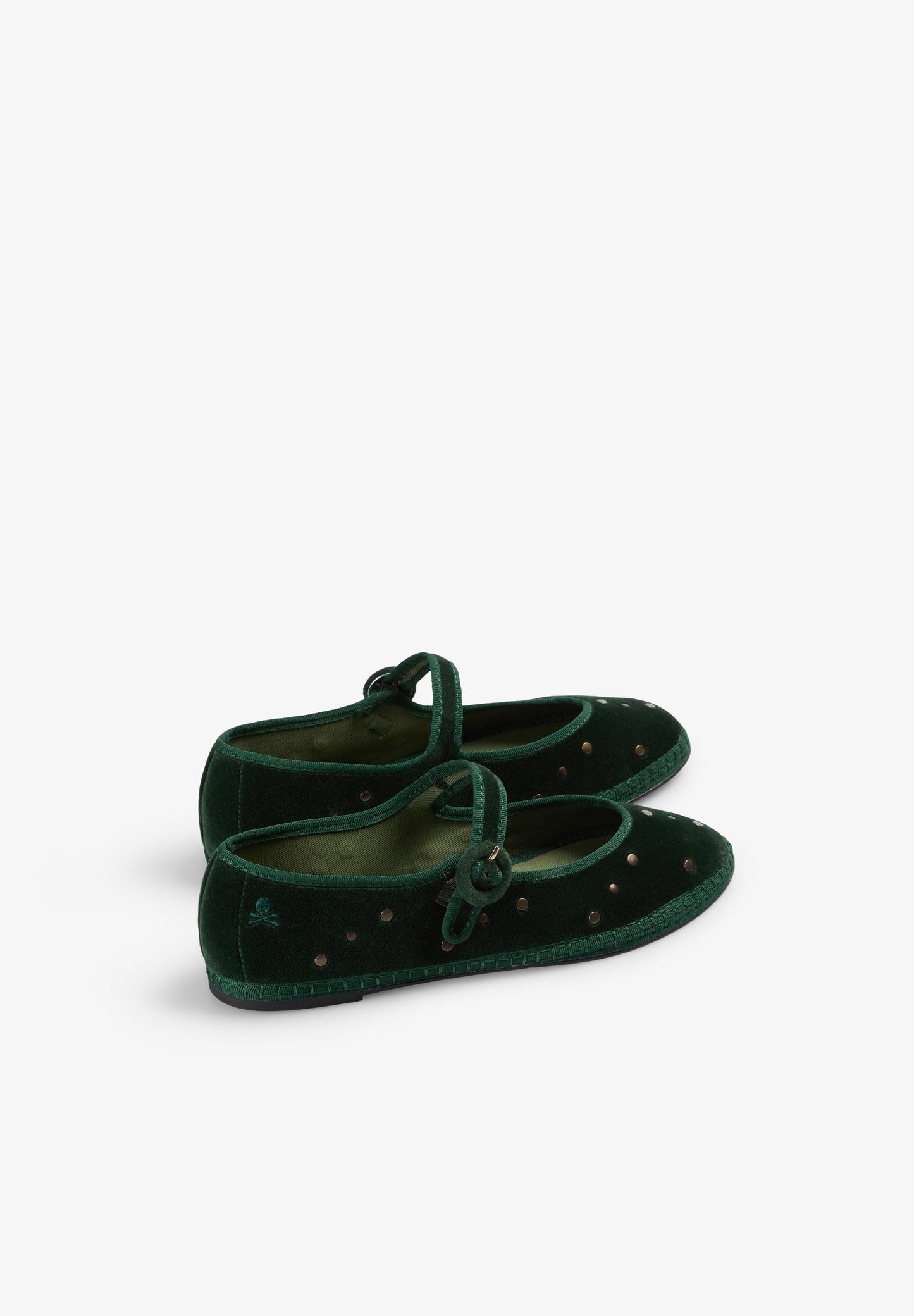 SCVELVETSTUDSSTRAP SLIPPER