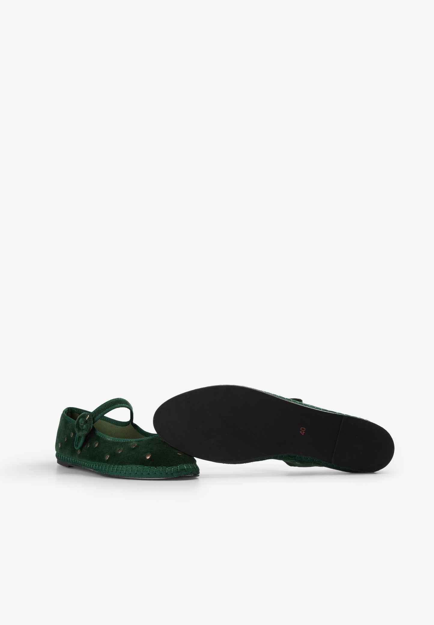 SCVELVETSTUDSSTRAP SLIPPER