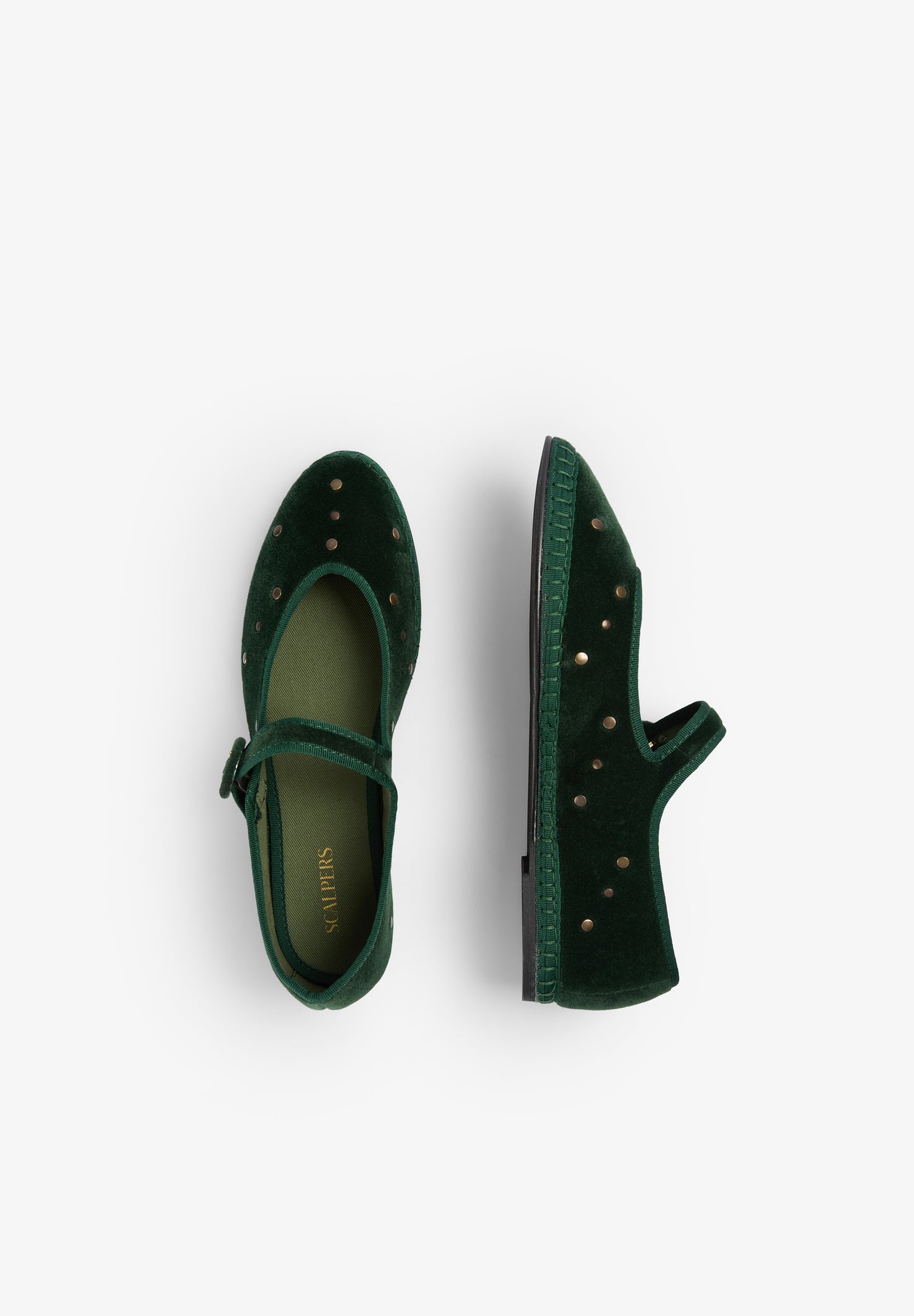 SCVELVETSTUDSSTRAP SLIPPER