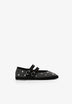 SCDENIMSTUDSDOUBLESTRAP SLIPPER