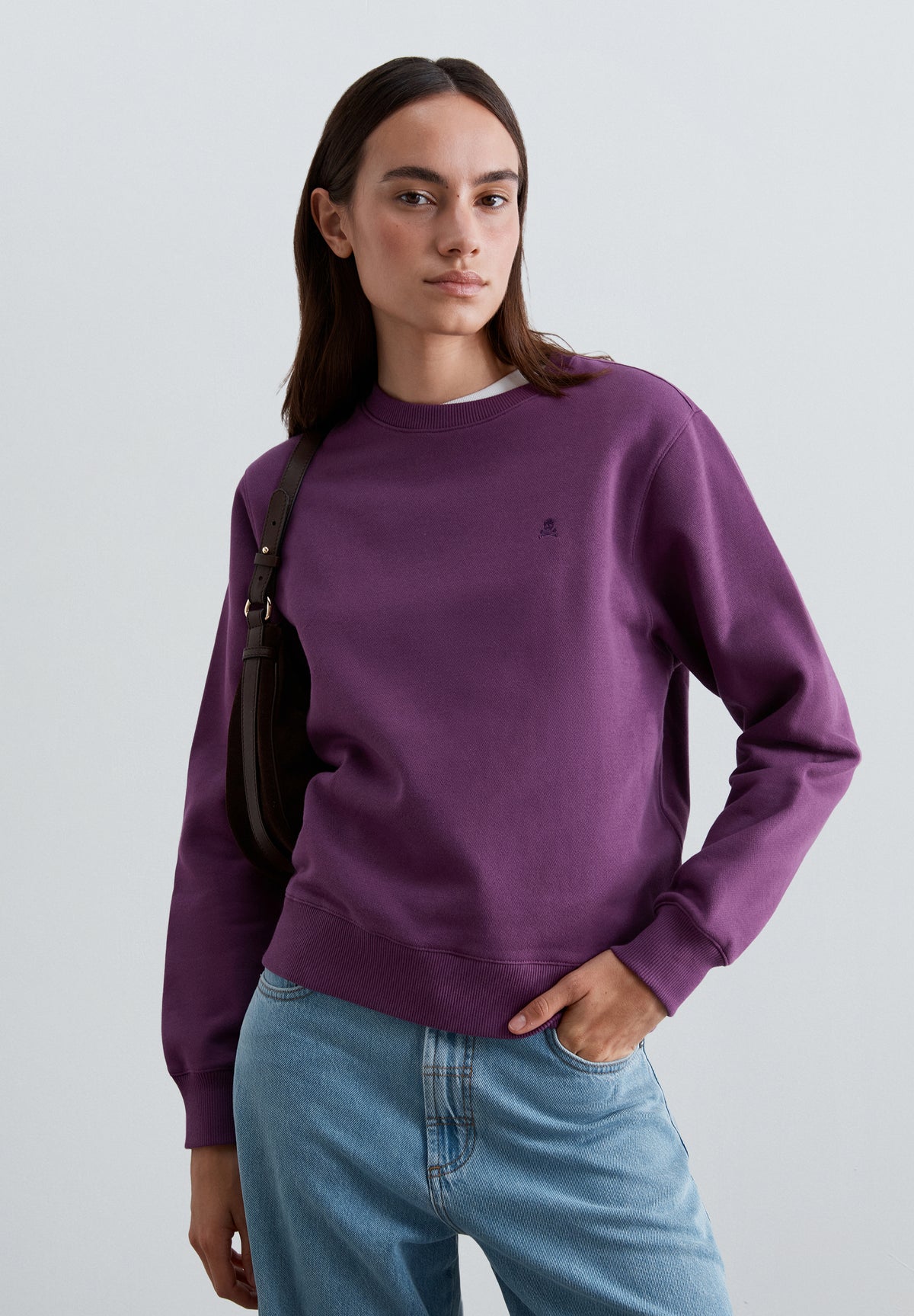 SUDADERA BORDADA REGULAR FIT