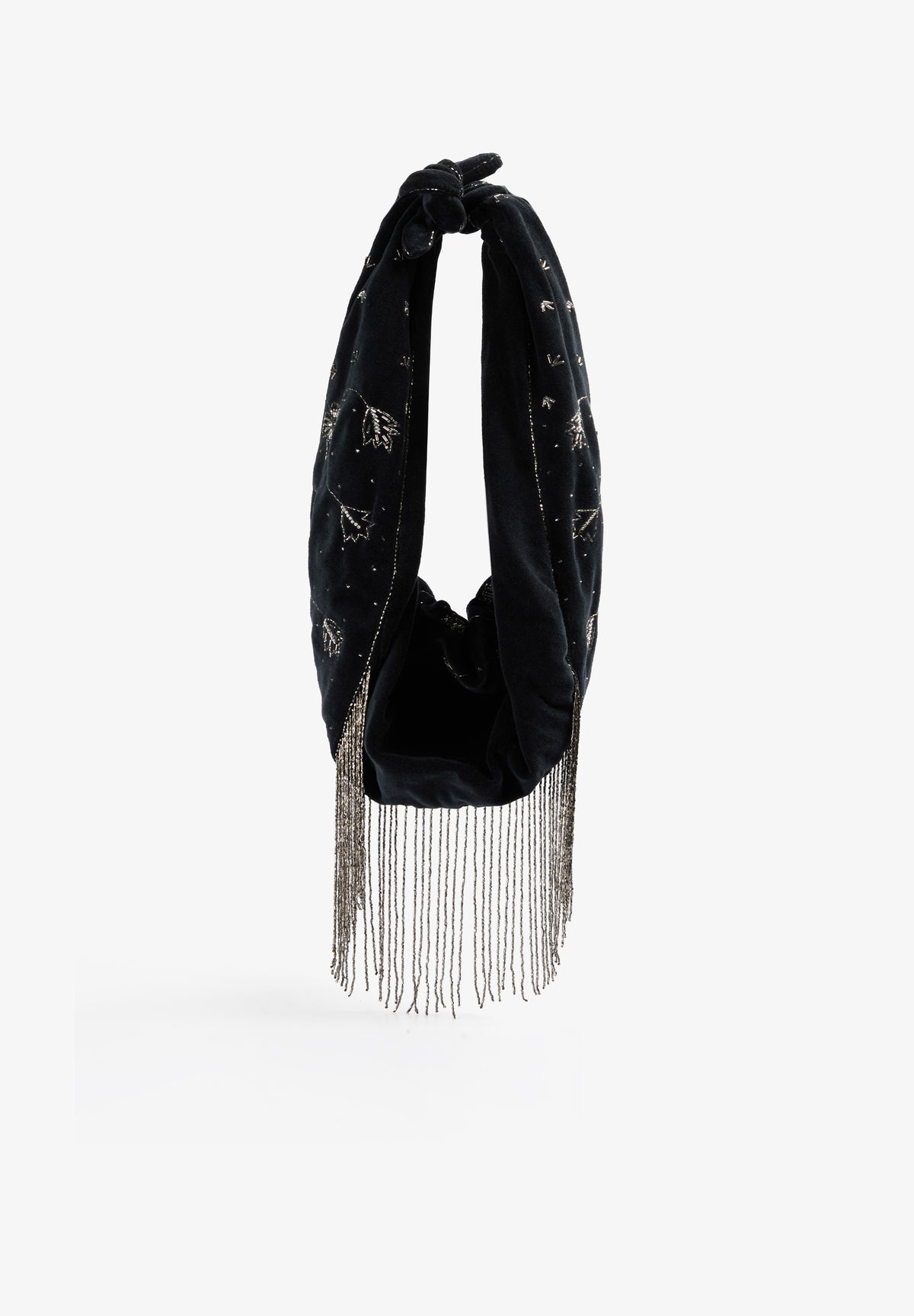 SCPARVELVETFRINGES BAG
