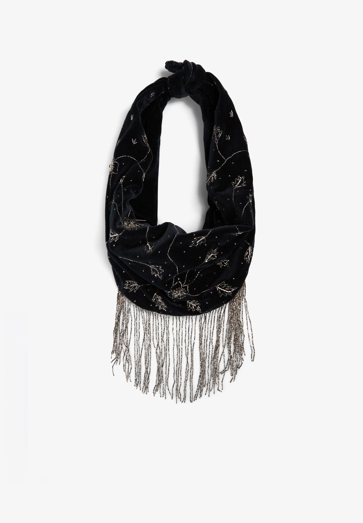 SCPARVELVETFRINGES BAG