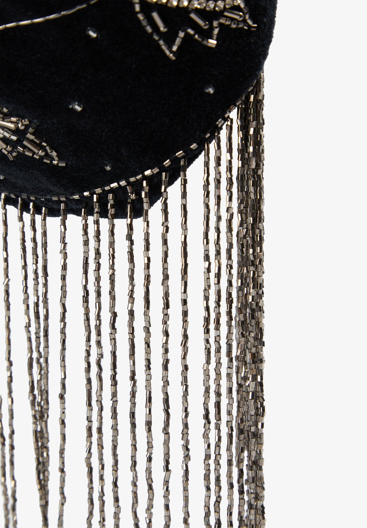 SCPARVELVETFRINGES BAG