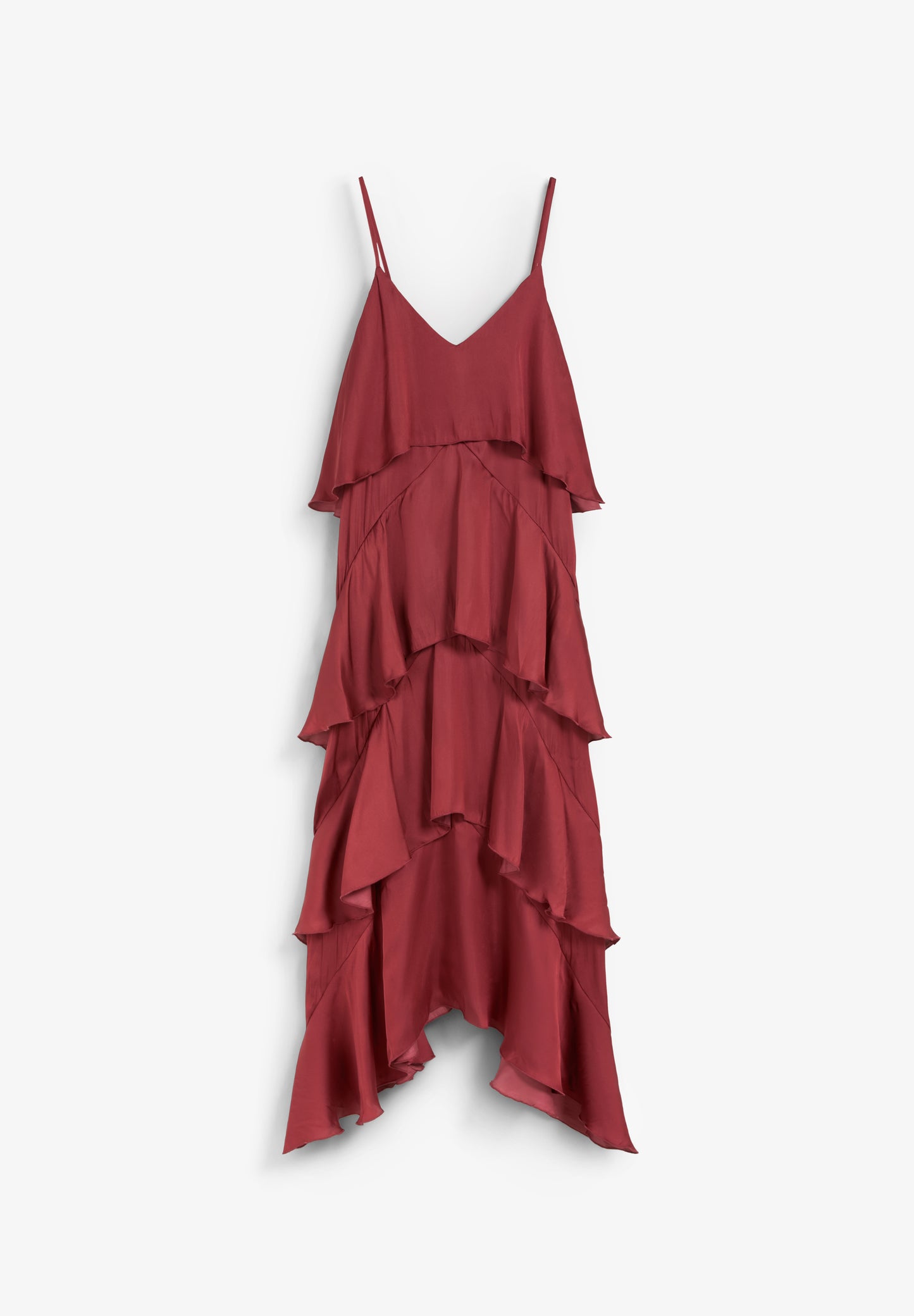 VESTIDO LENCERO VOLANTES