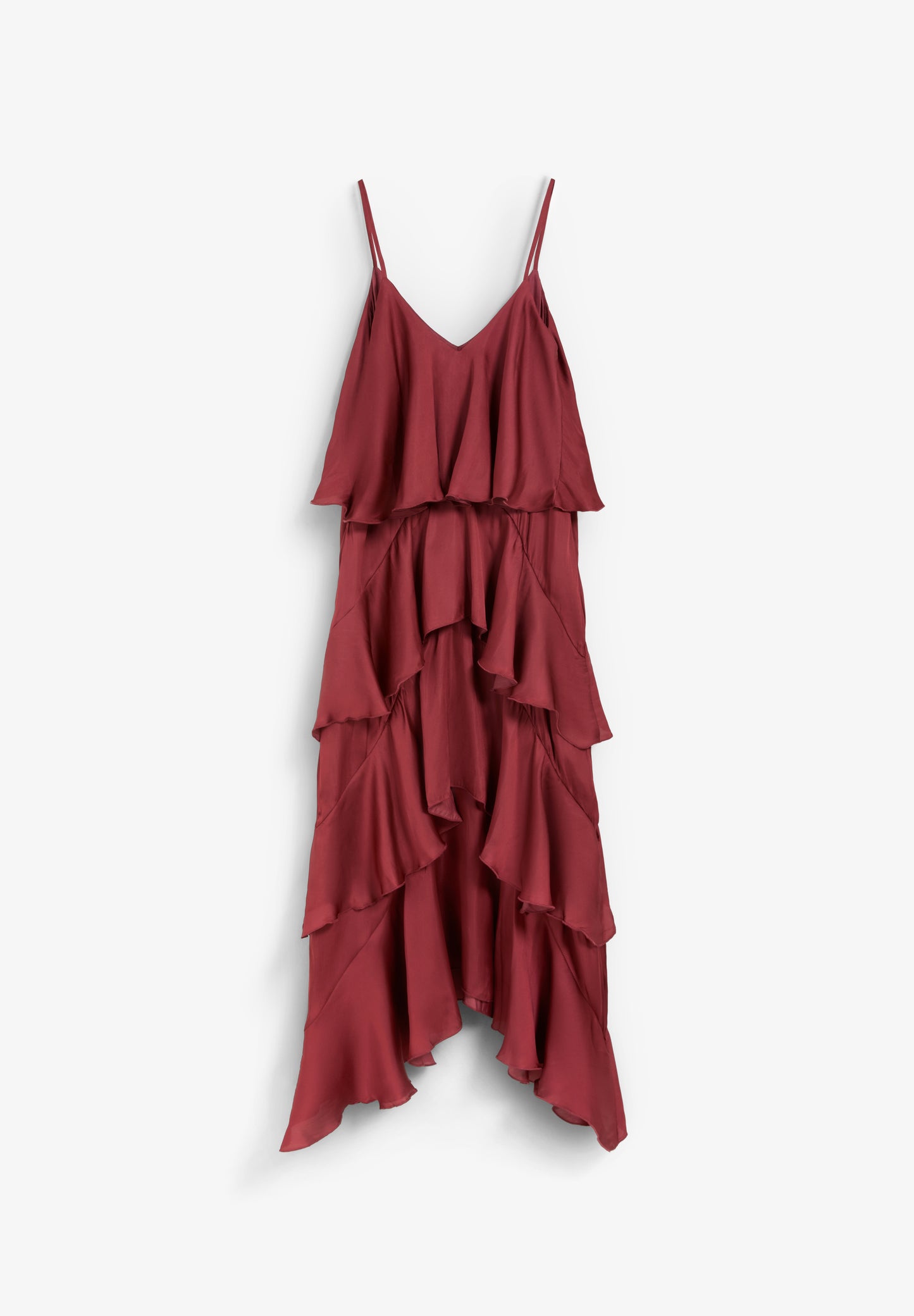 VESTIDO LENCERO VOLANTES