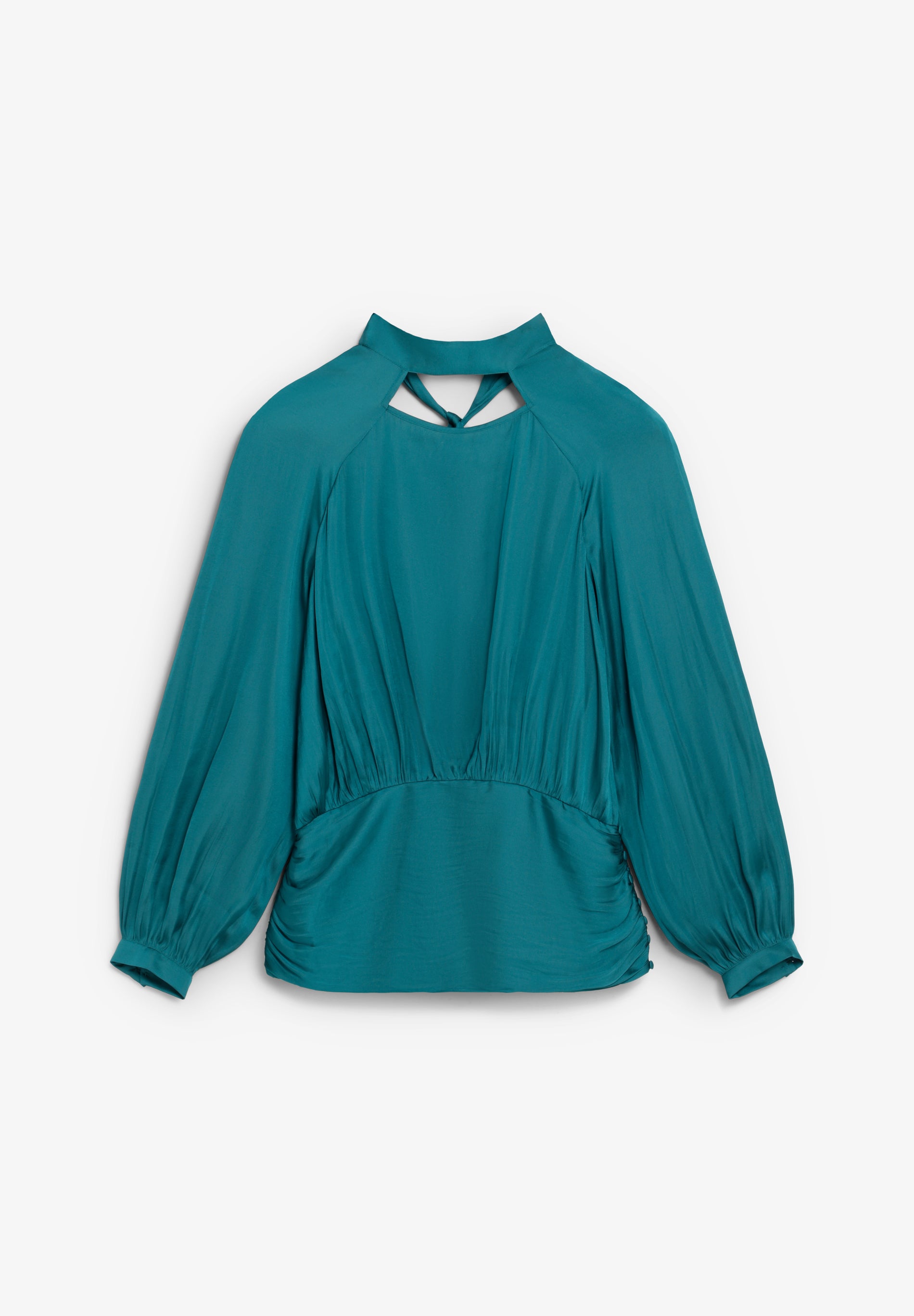 BLUSA SATINADA CUT OUT