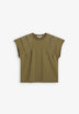 CAMISETA PLIEGUES CON STUDS