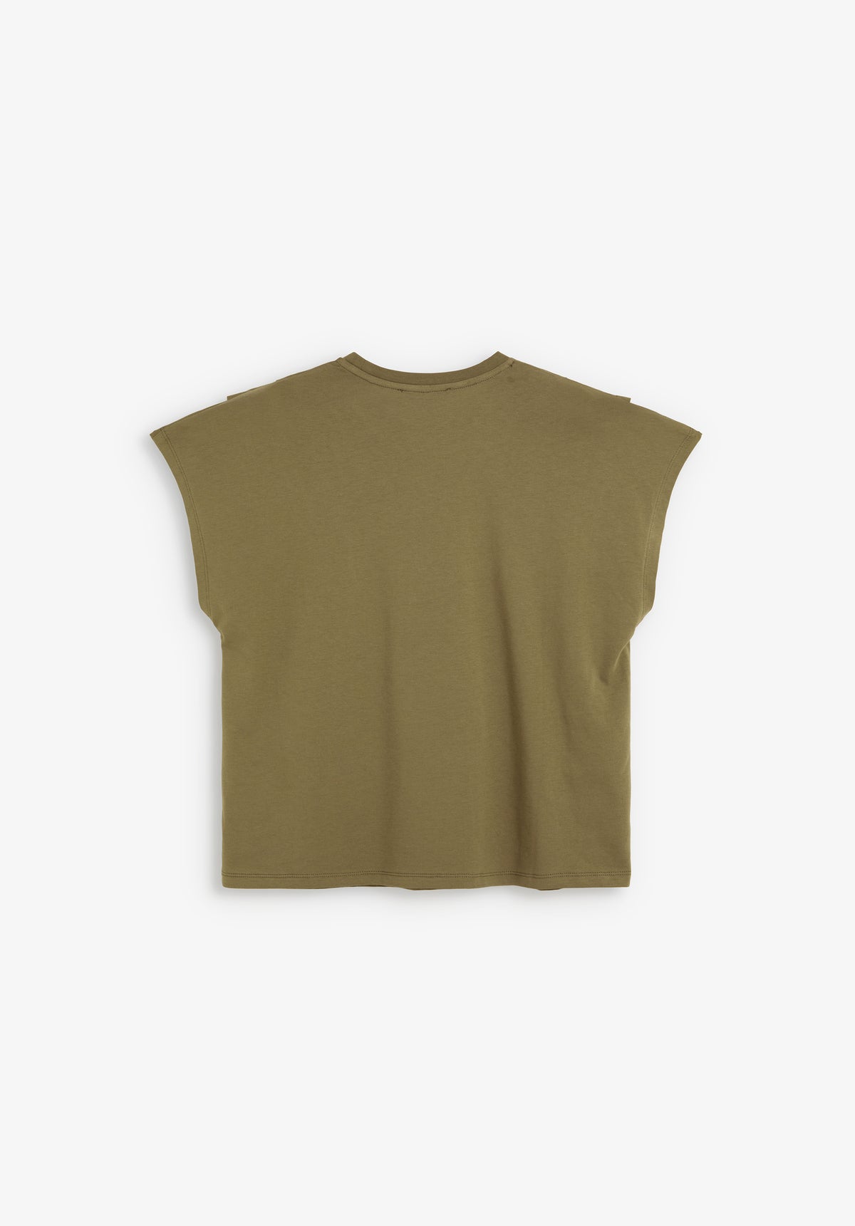 CAMISETA PLIEGUES CON STUDS