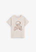 CAMISETA RELAXED CALAVERA ESTAMPADA