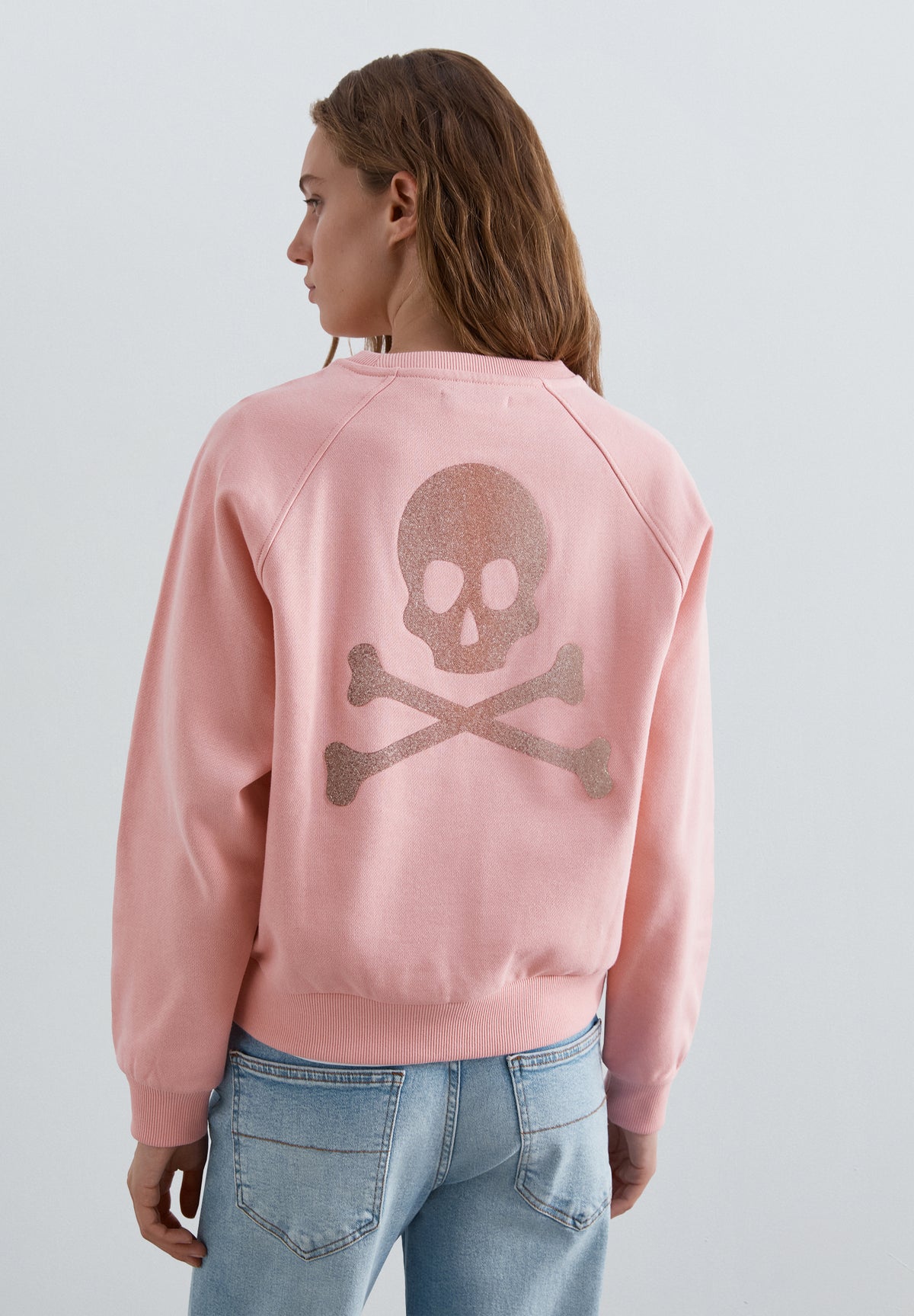 SUDADERA PRINT TRASERO GLITTER