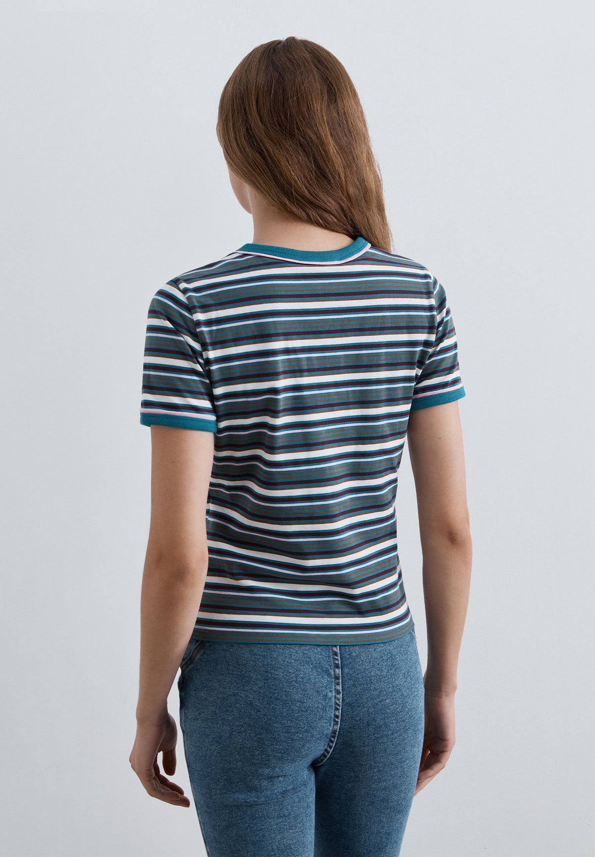 CAMISETA RAYAS MULTICOLOR