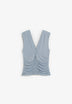 SCDRAPPED MESH TEE