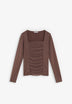 SCCUPRO DRAPPED LS TEE