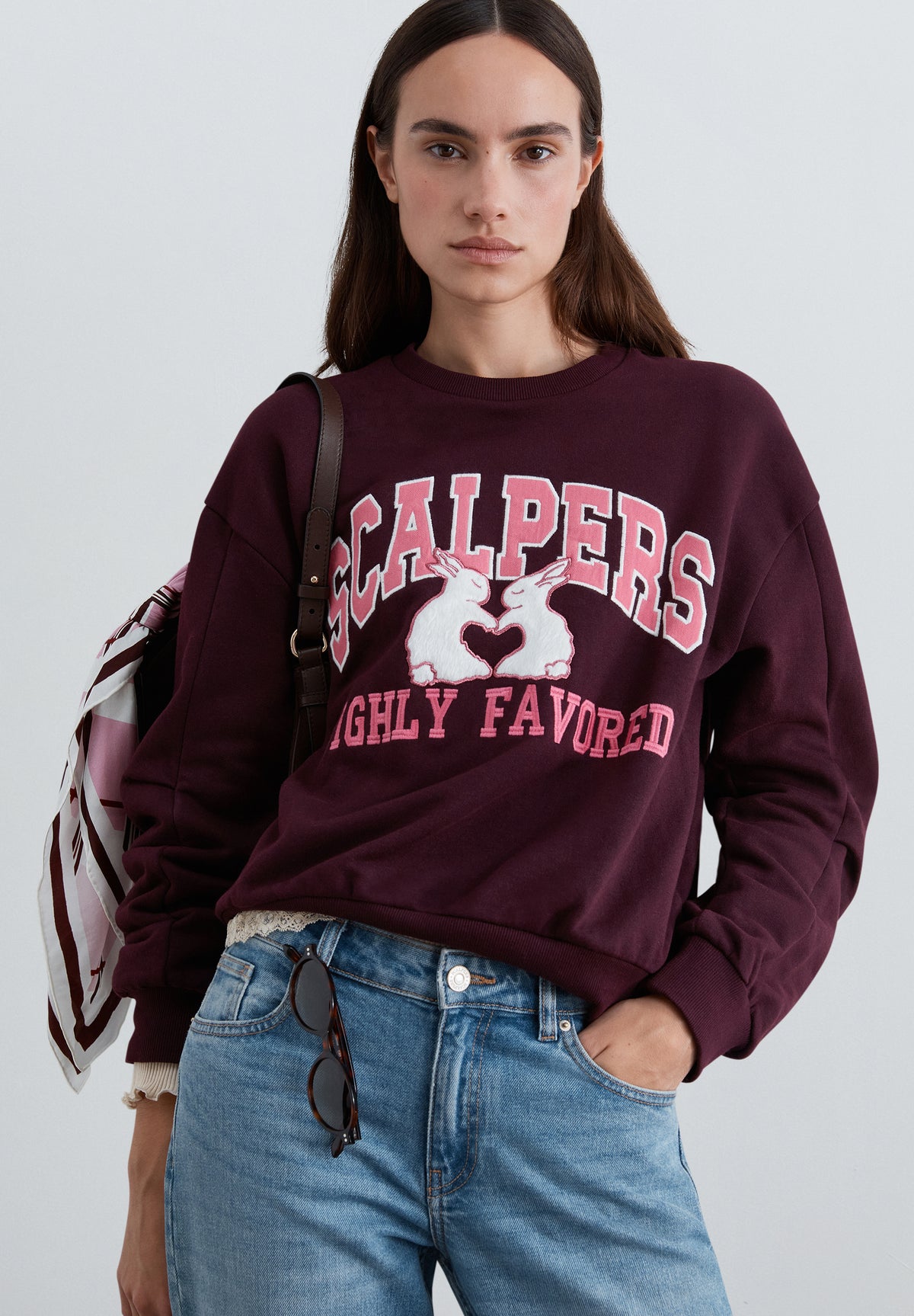 SUDADERA BORDADO FRONTAL