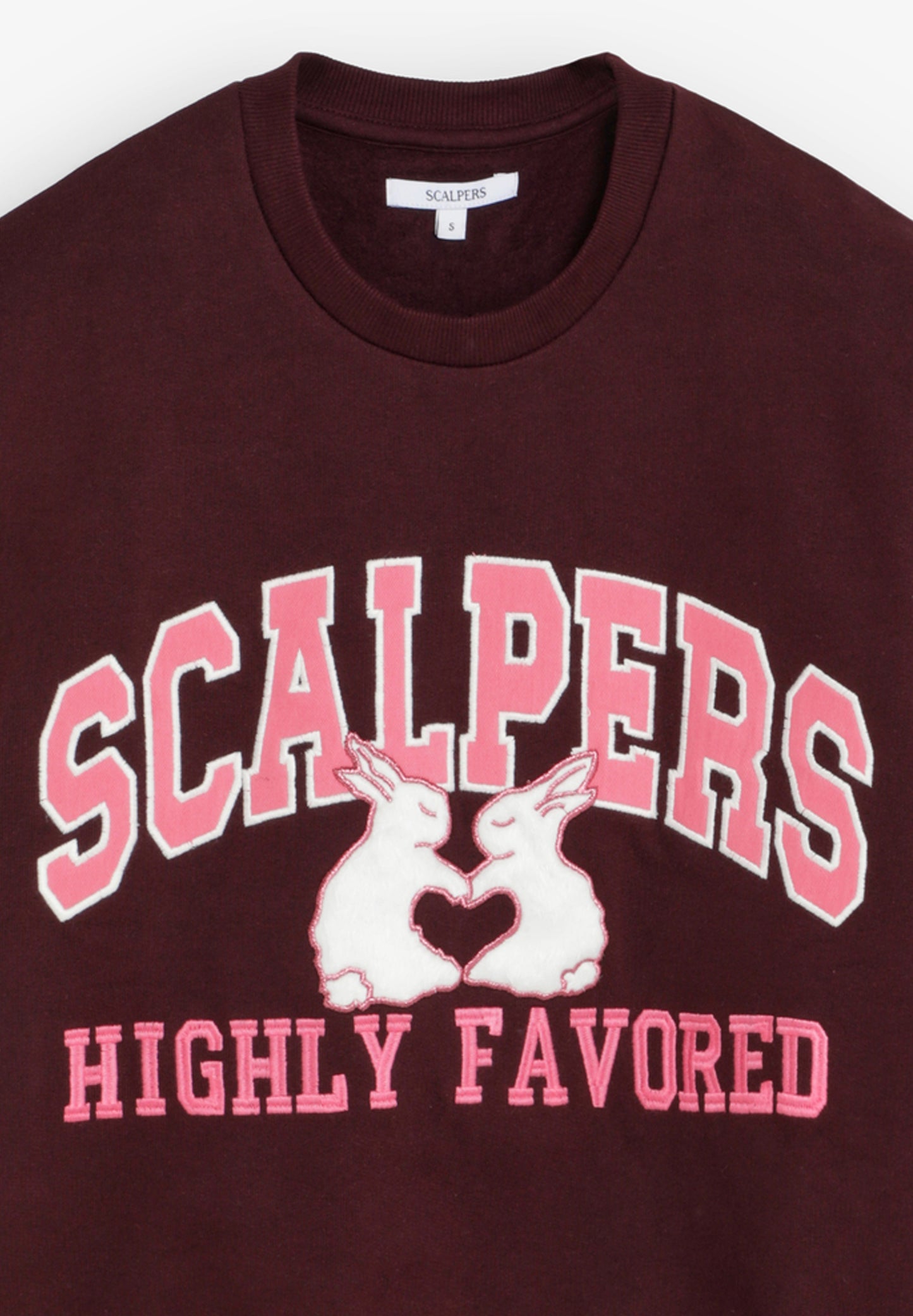SCVELVET PATCH SWEATER