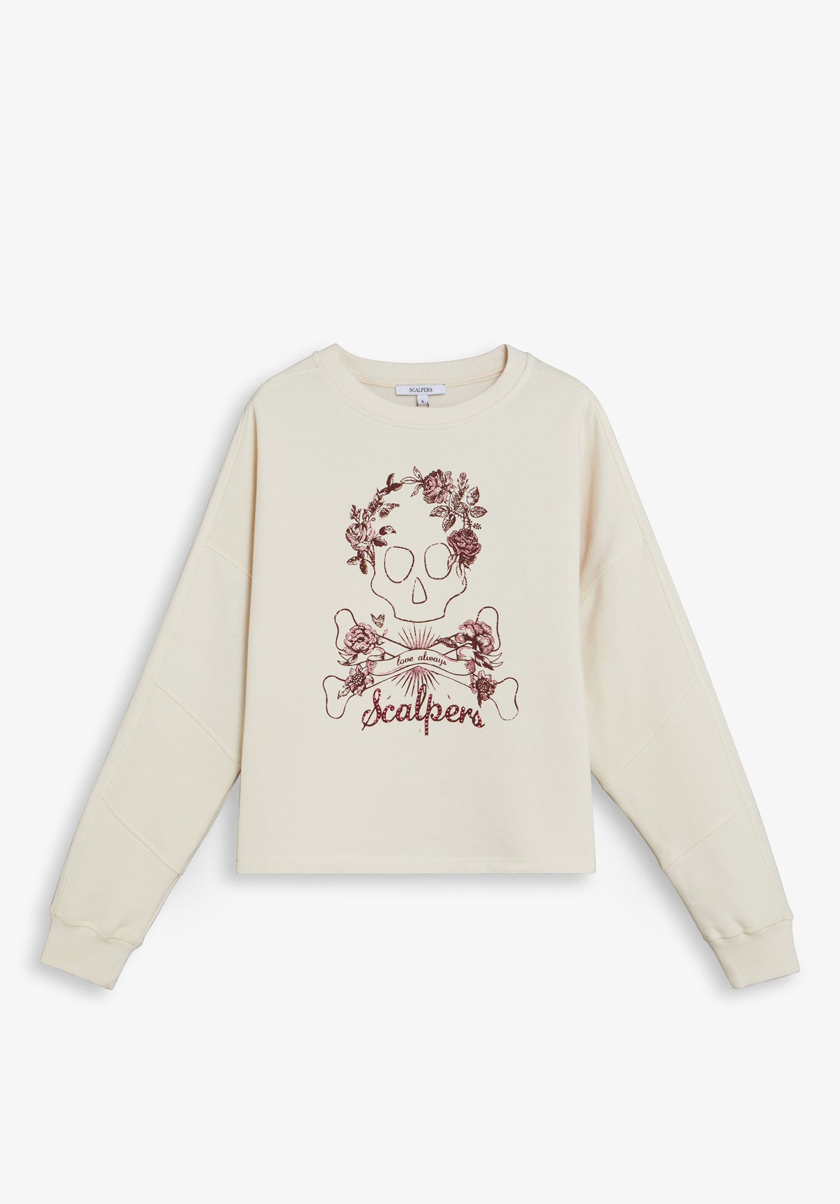 SUDADERA CALAVERA GLITTER