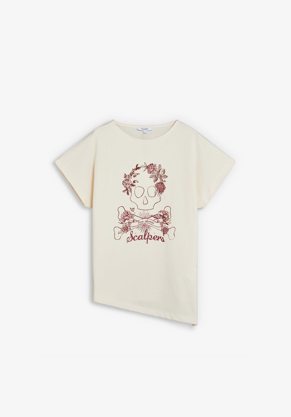 CAMISETA CALAVERA GLITTER