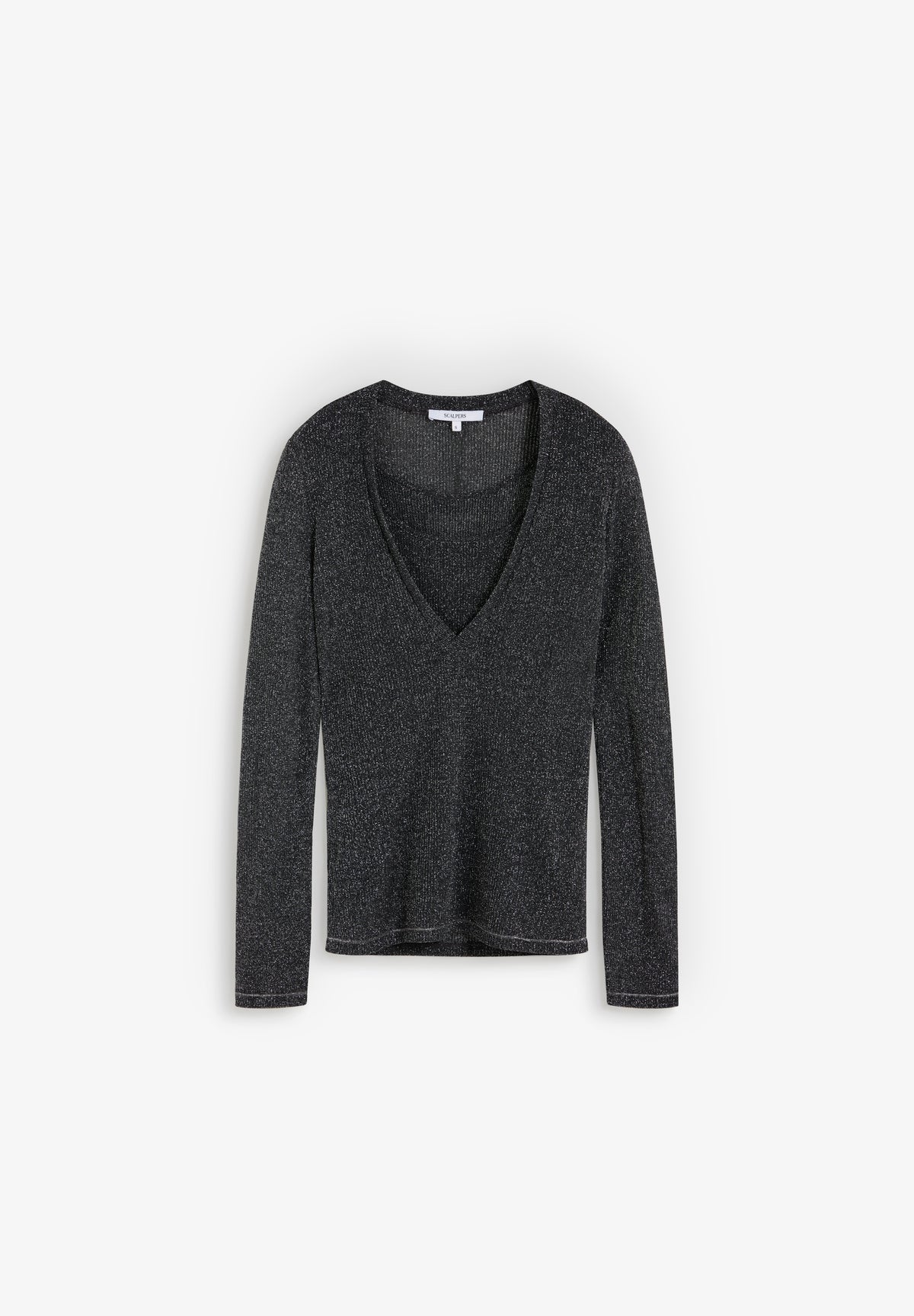 SCDOUBLE V LS TEE