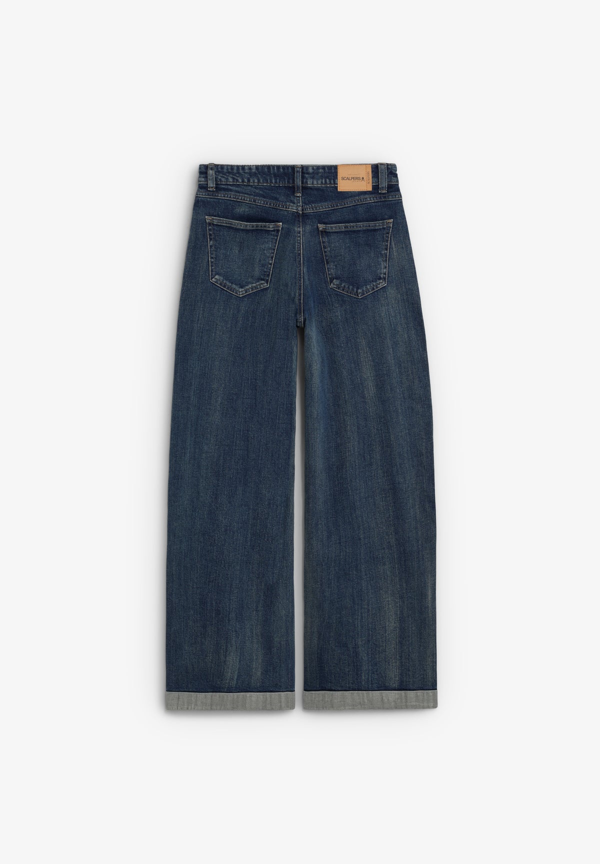JEANS WIDE LEG TIRAS LATERALES