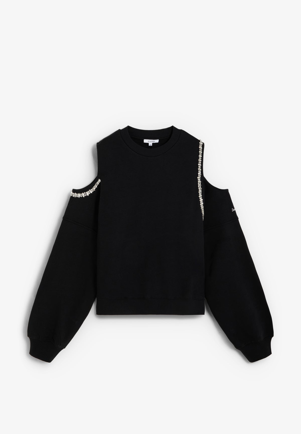 SUDADERA CUT OUT PEDRERÍA