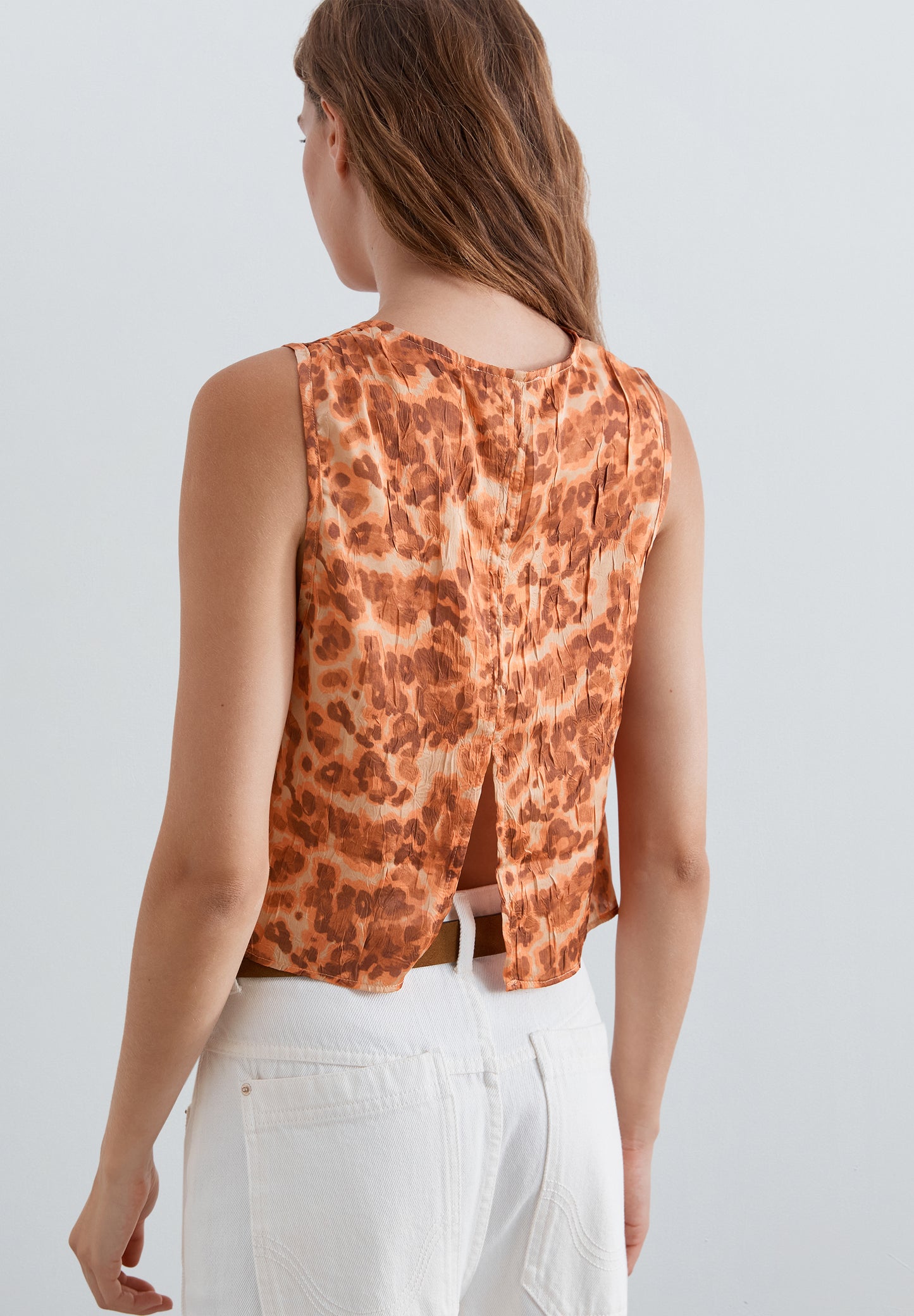 TOP DRAPEADO ANIMAL PRINT