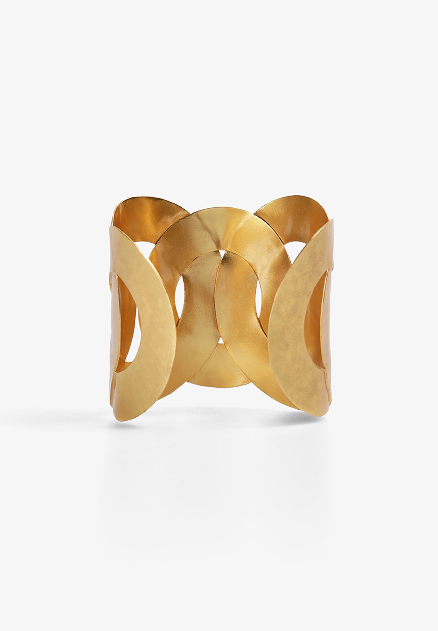 BRAZALETE DORADO ENTRELAZADO
