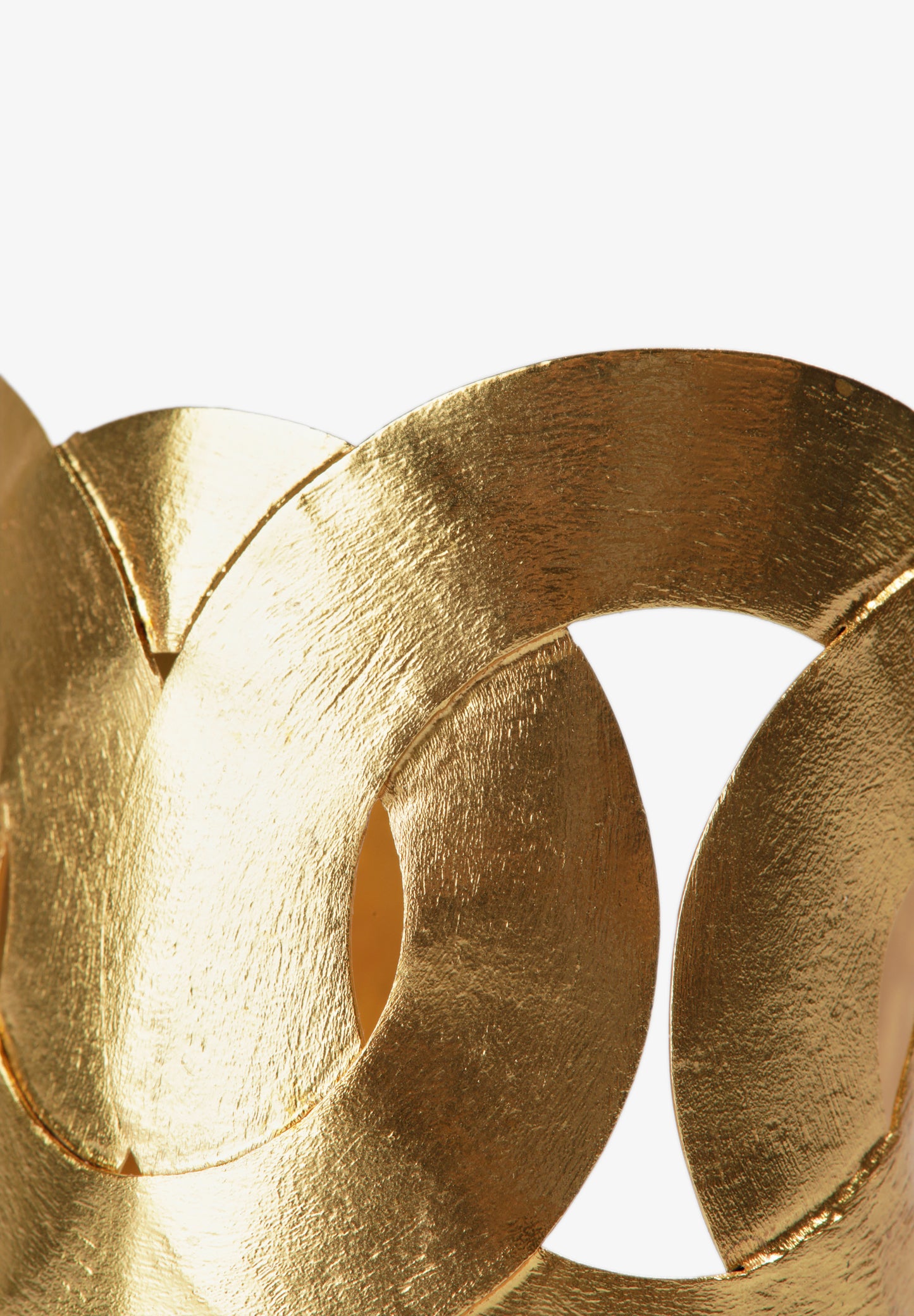 BRAZALETE DORADO ENTRELAZADO