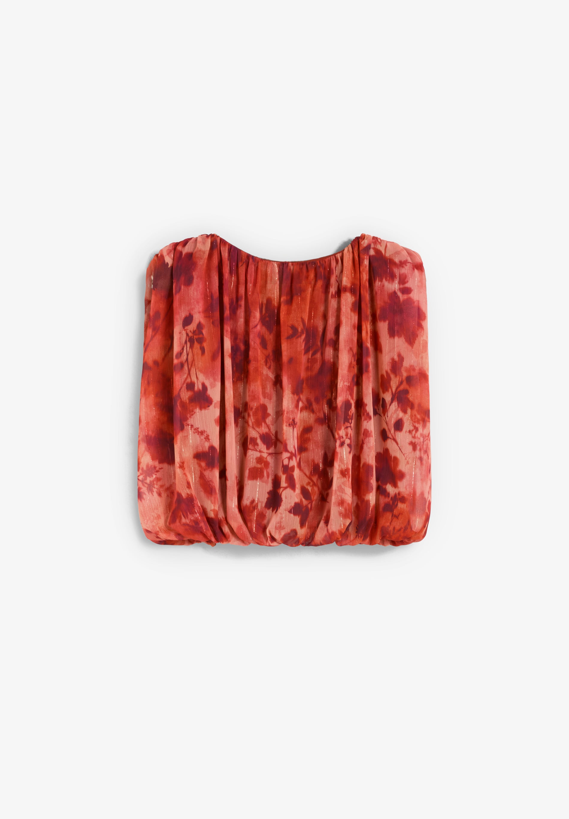 TOP FRUNCIDO ESTAMPADO FLORAL