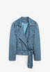 CHAQUETA JACQUARD CINTURÓN