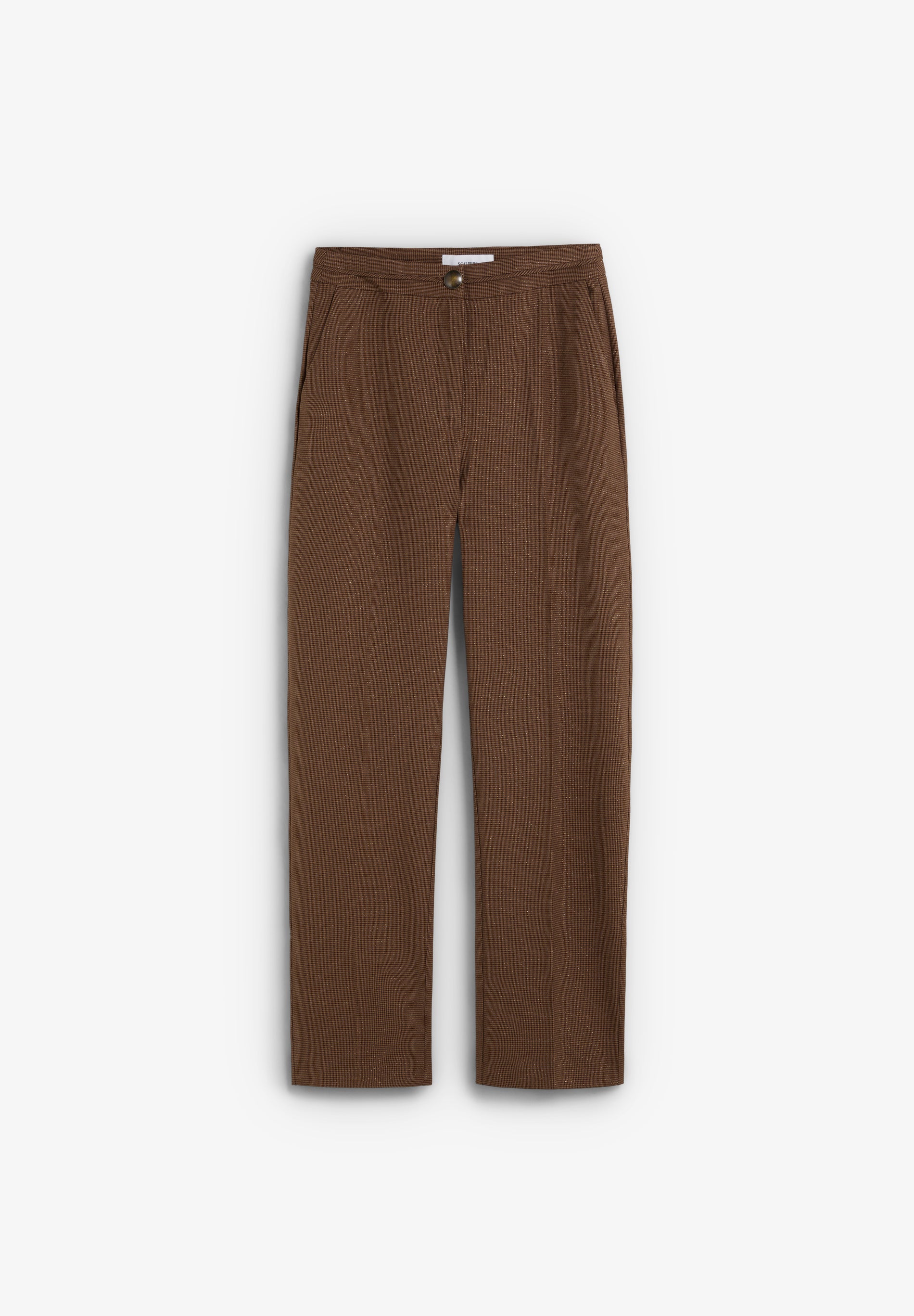 PANTALÓN CUADROS LÚREX