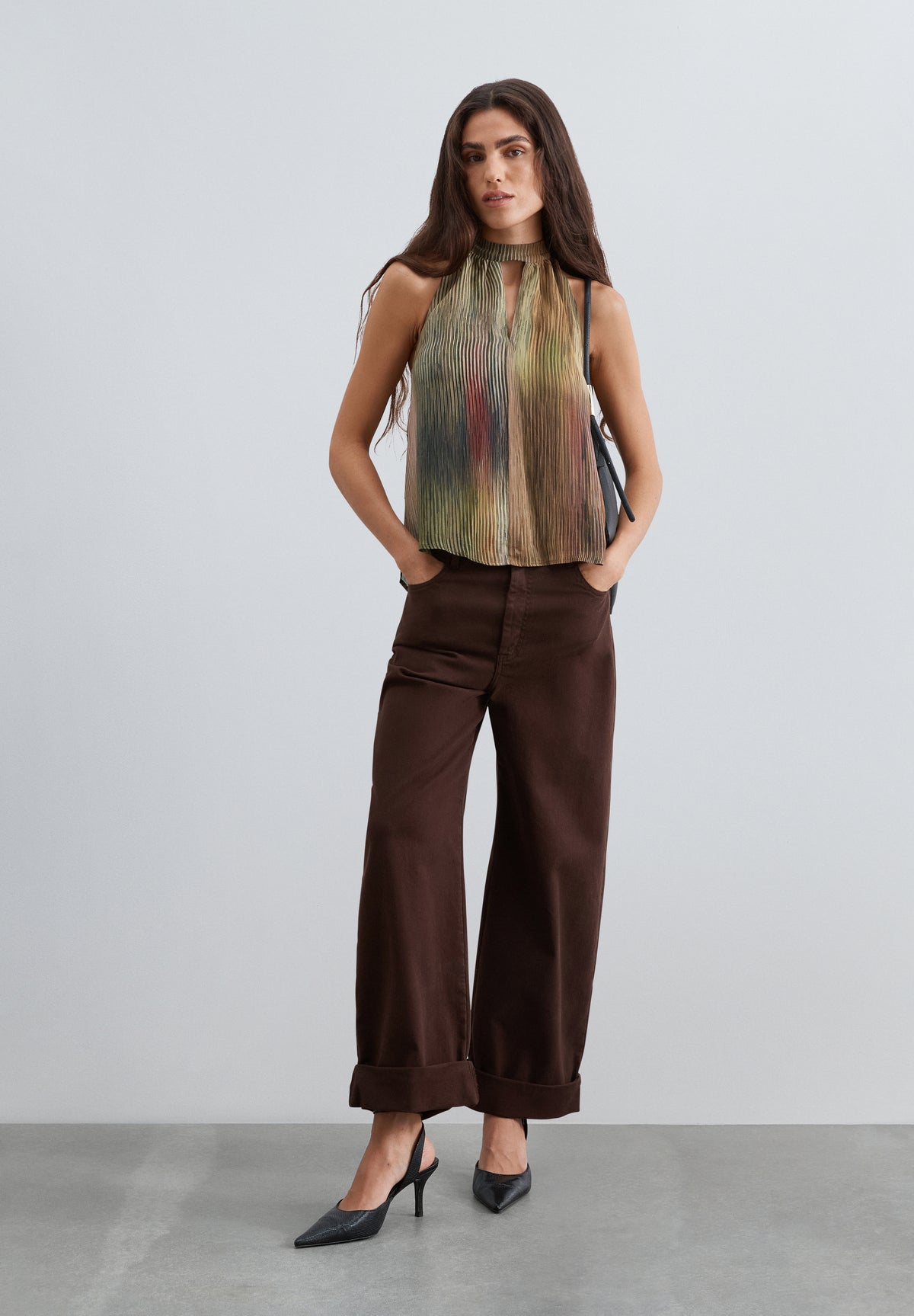 TOP PLISADO MULTICOLOR