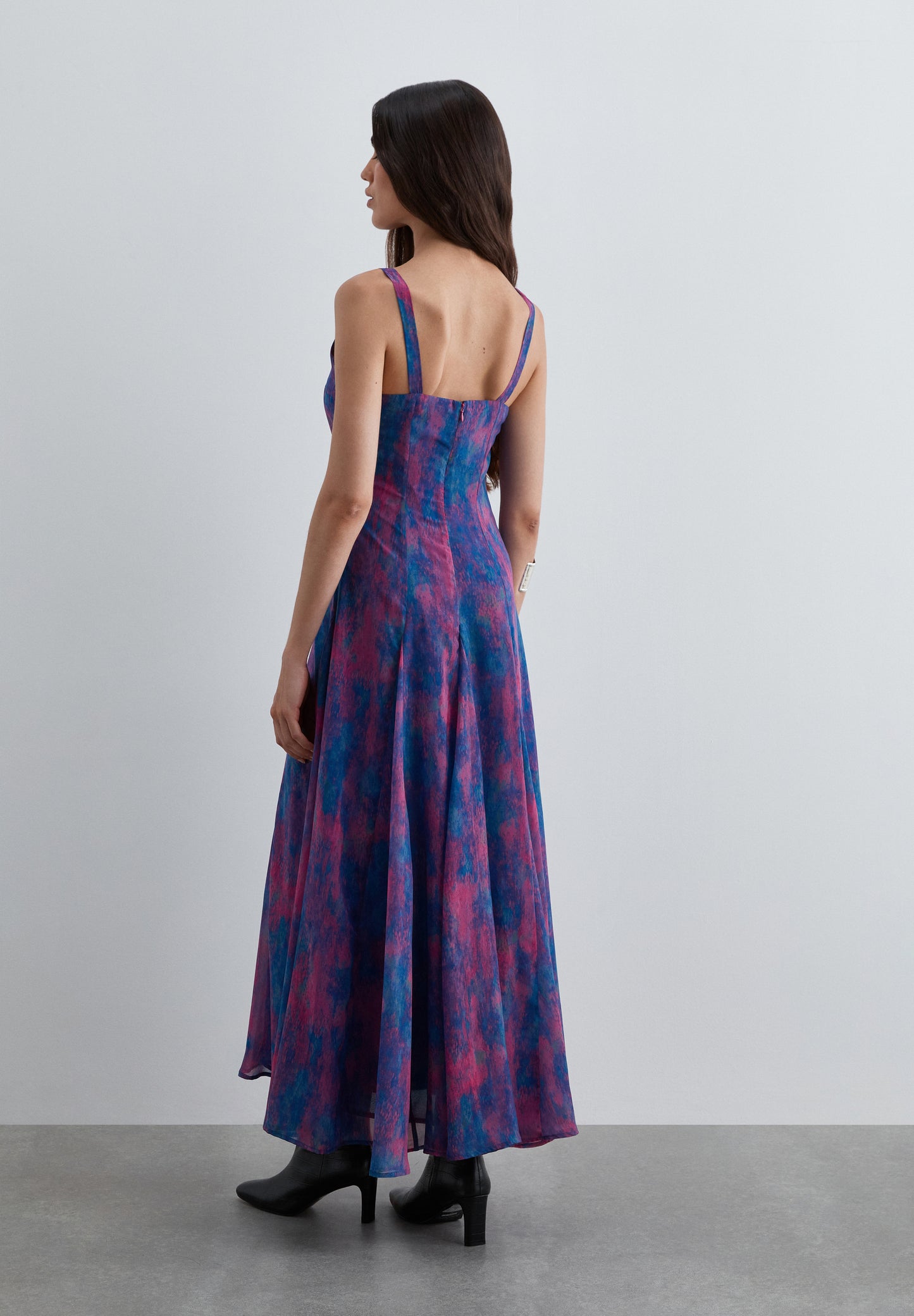 VESTIDO FLUIDO ESTAMPADO