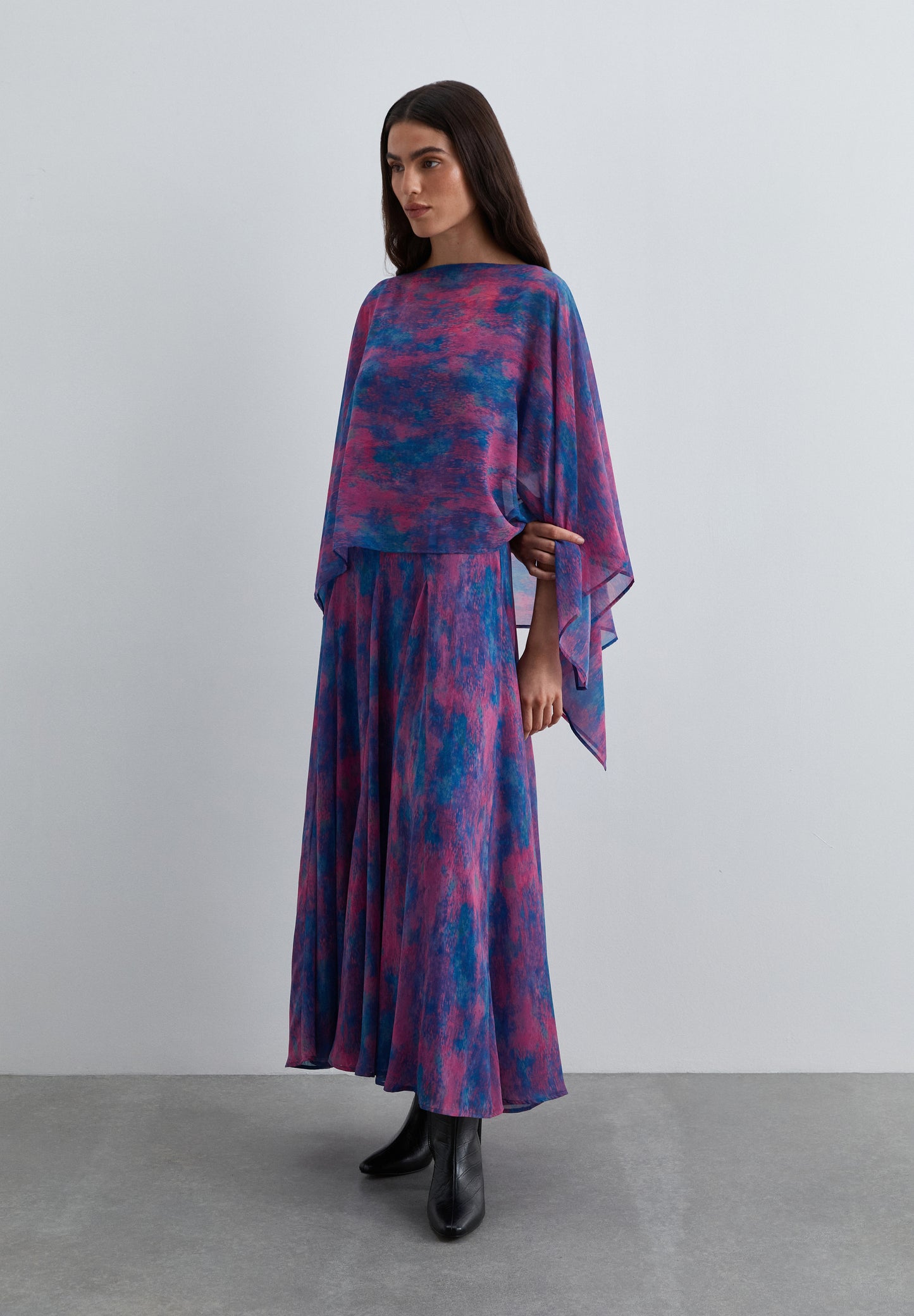 VESTIDO FLUIDO ESTAMPADO