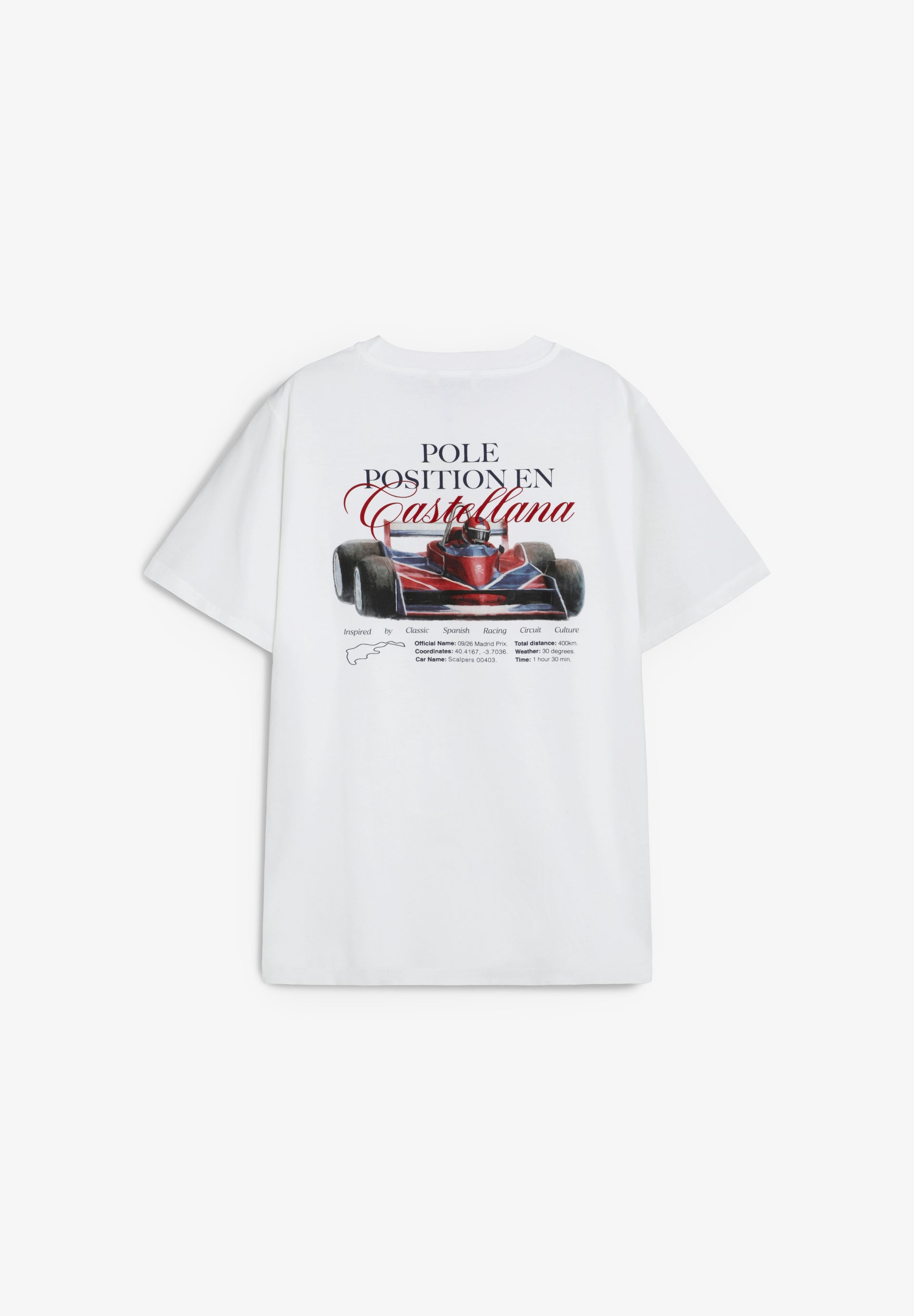 CAMISETA ESTAMPADO POLE POSITION