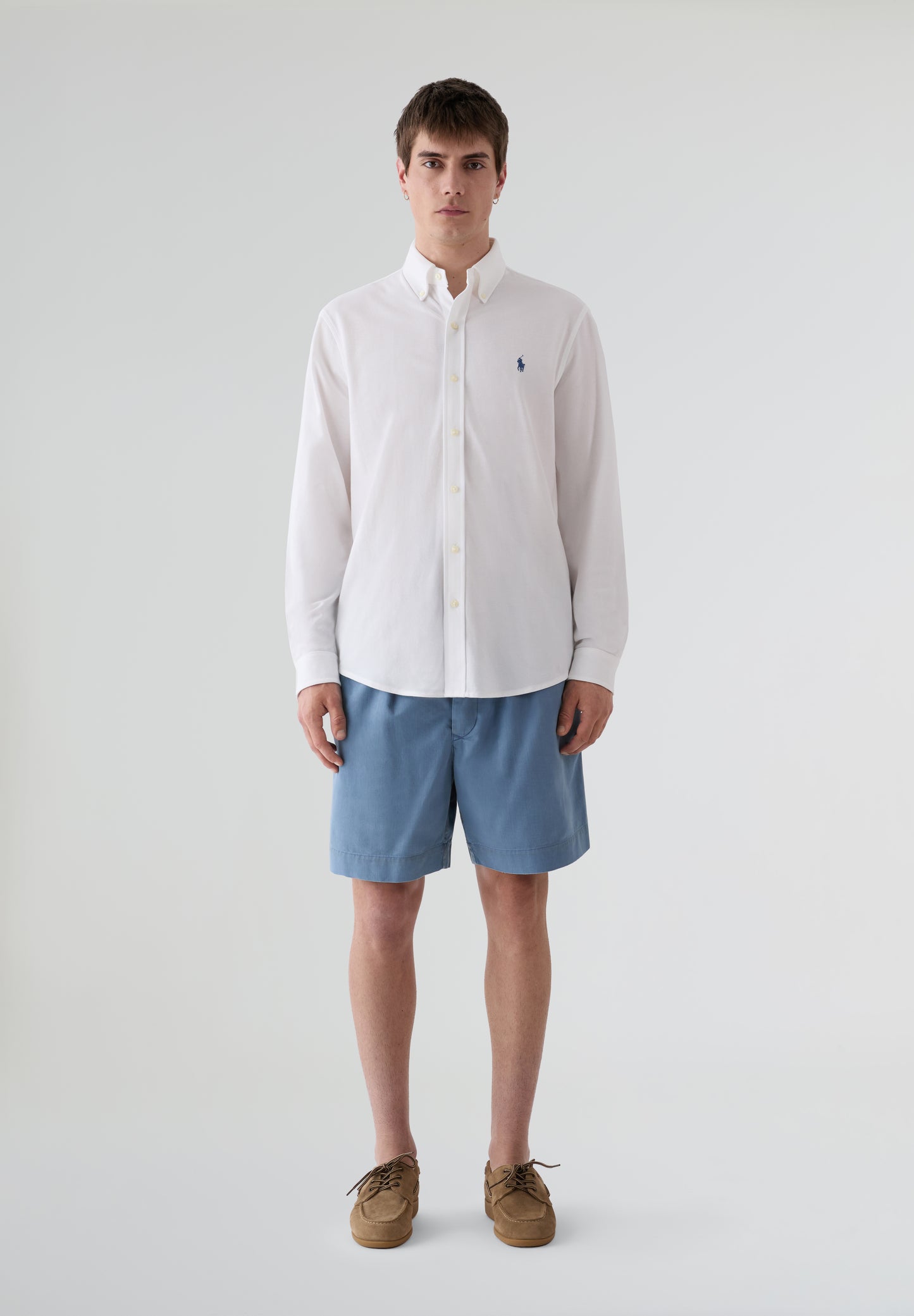 POLO RALPH LAUREN | CAMISA FEATHERWEIGHT MESH-LSL HOMBRE