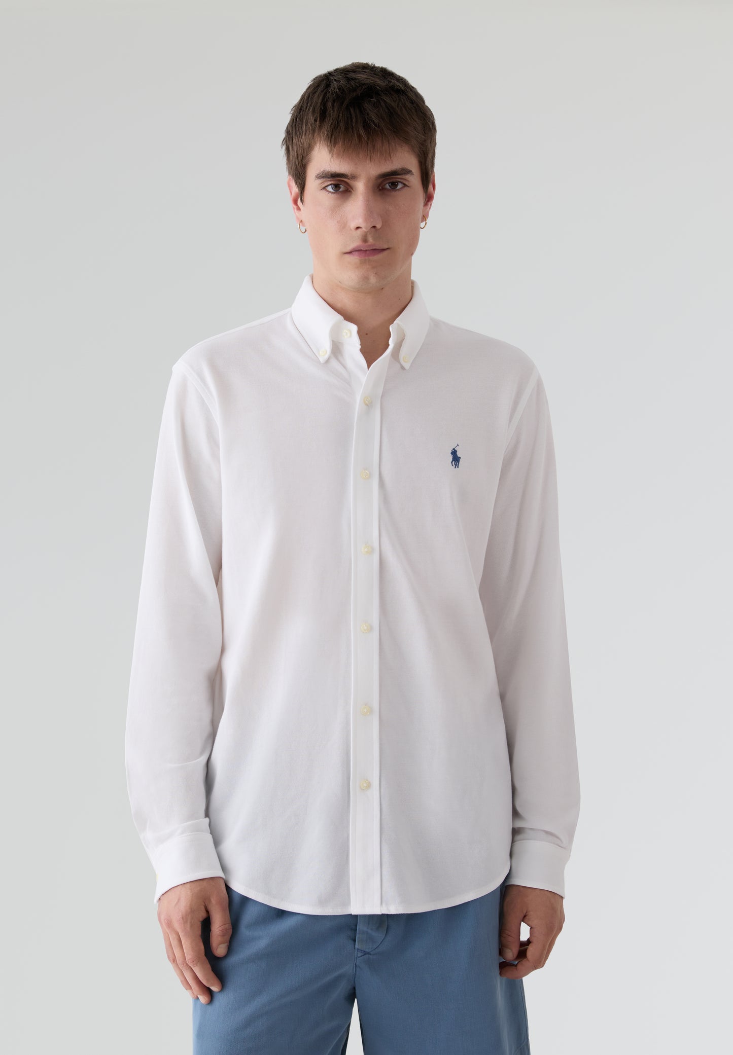 POLO RALPH LAUREN | CAMISA FEATHERWEIGHT MESH-LSL HOMBRE