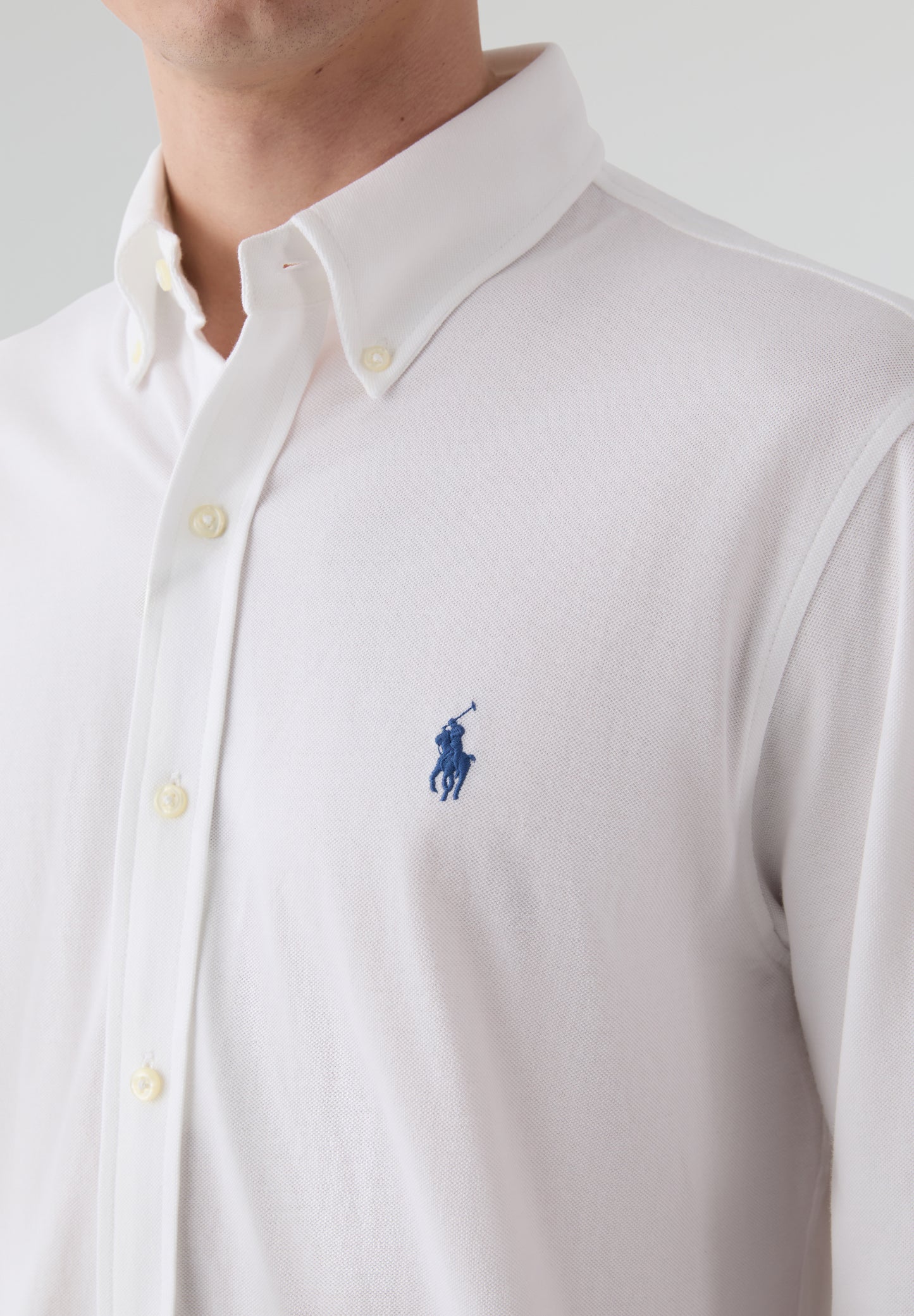 POLO RALPH LAUREN | CAMISA FEATHERWEIGHT MESH-LSL HOMBRE