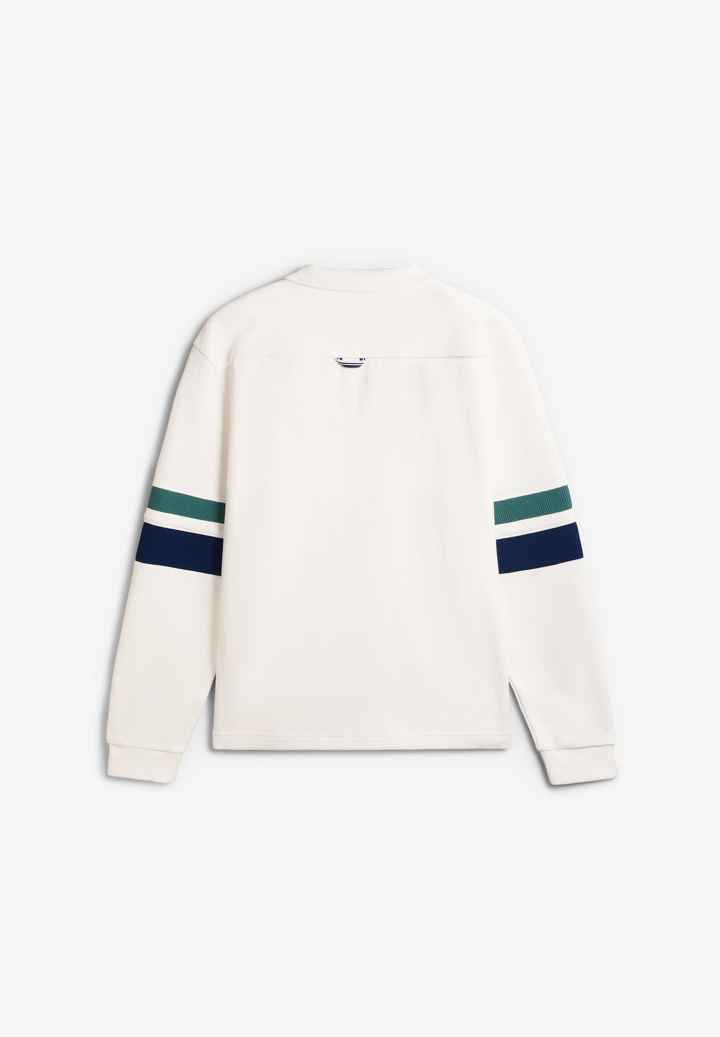 FRED PERRY | TIPPED SLEEVE COLLARED SWEAT
