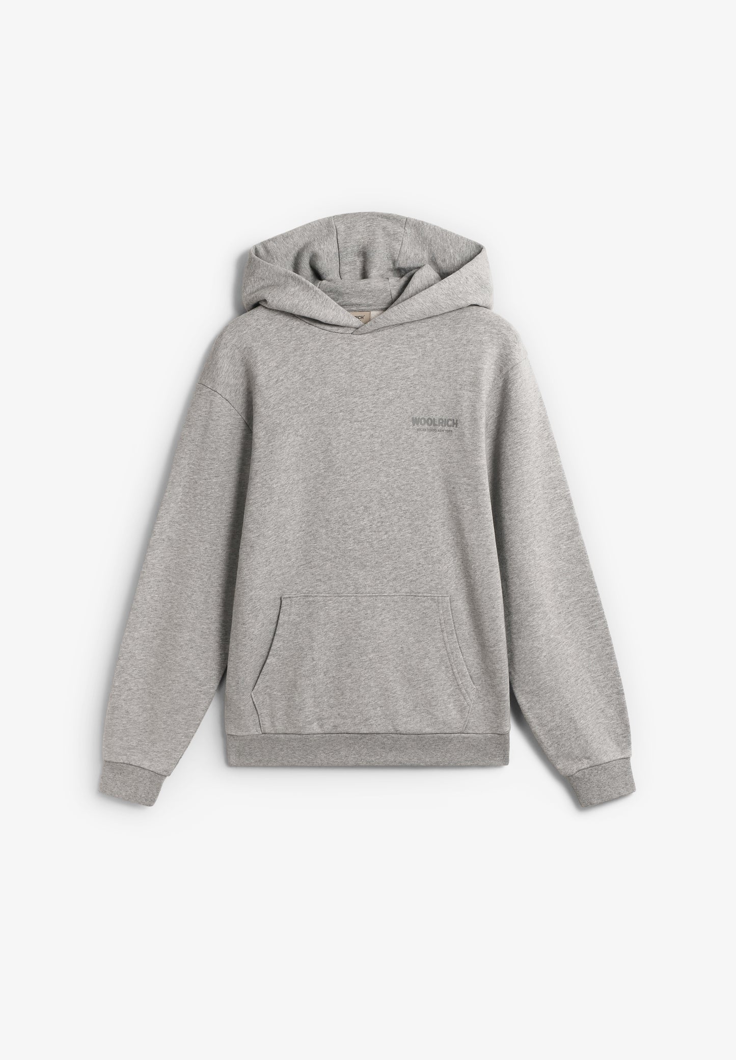 WOOLRICH | SUDADERA CON CAPUCHA MACRO LOGO